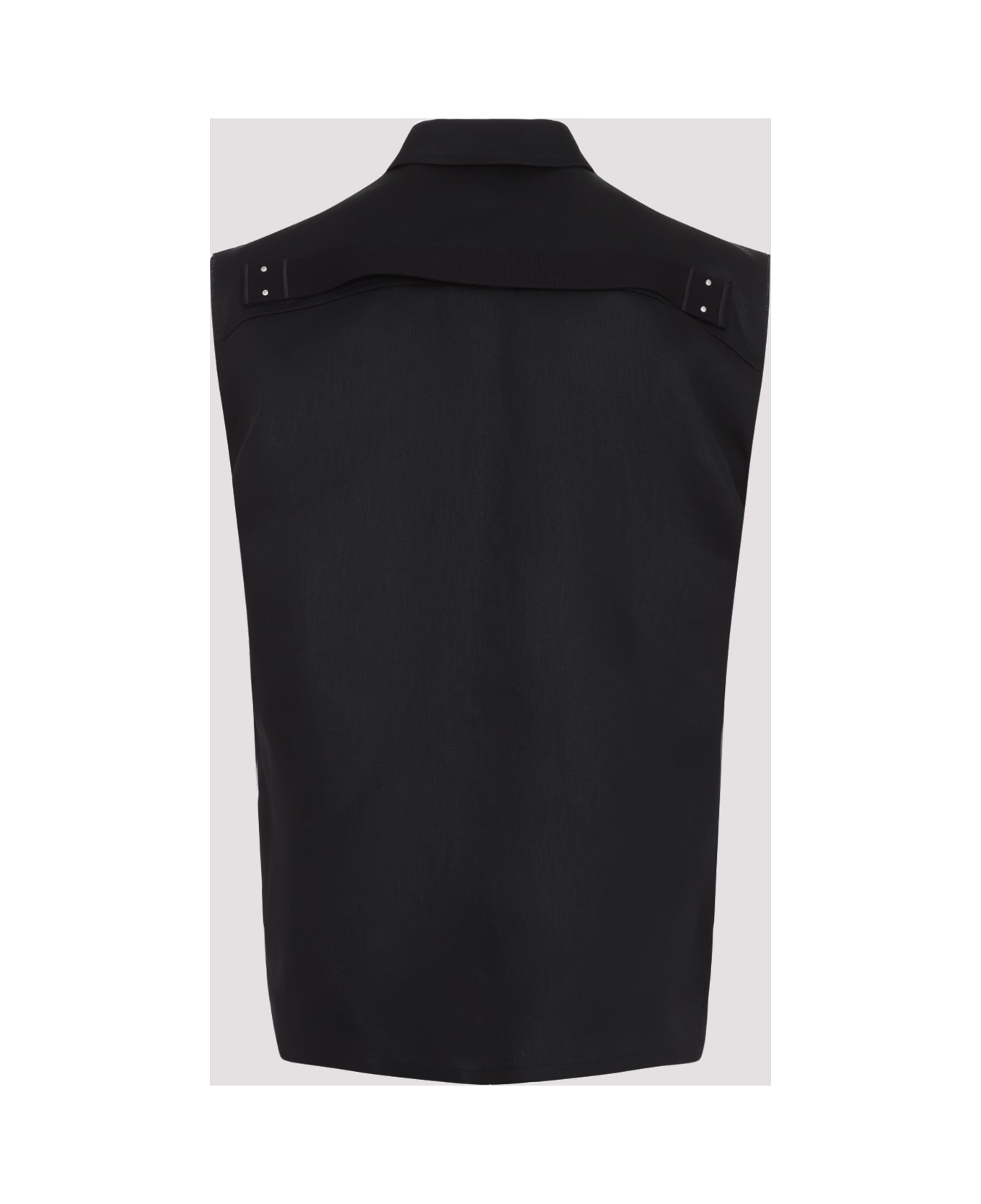 Rick Owens Jumbo Sleeveless Outershirt - Black