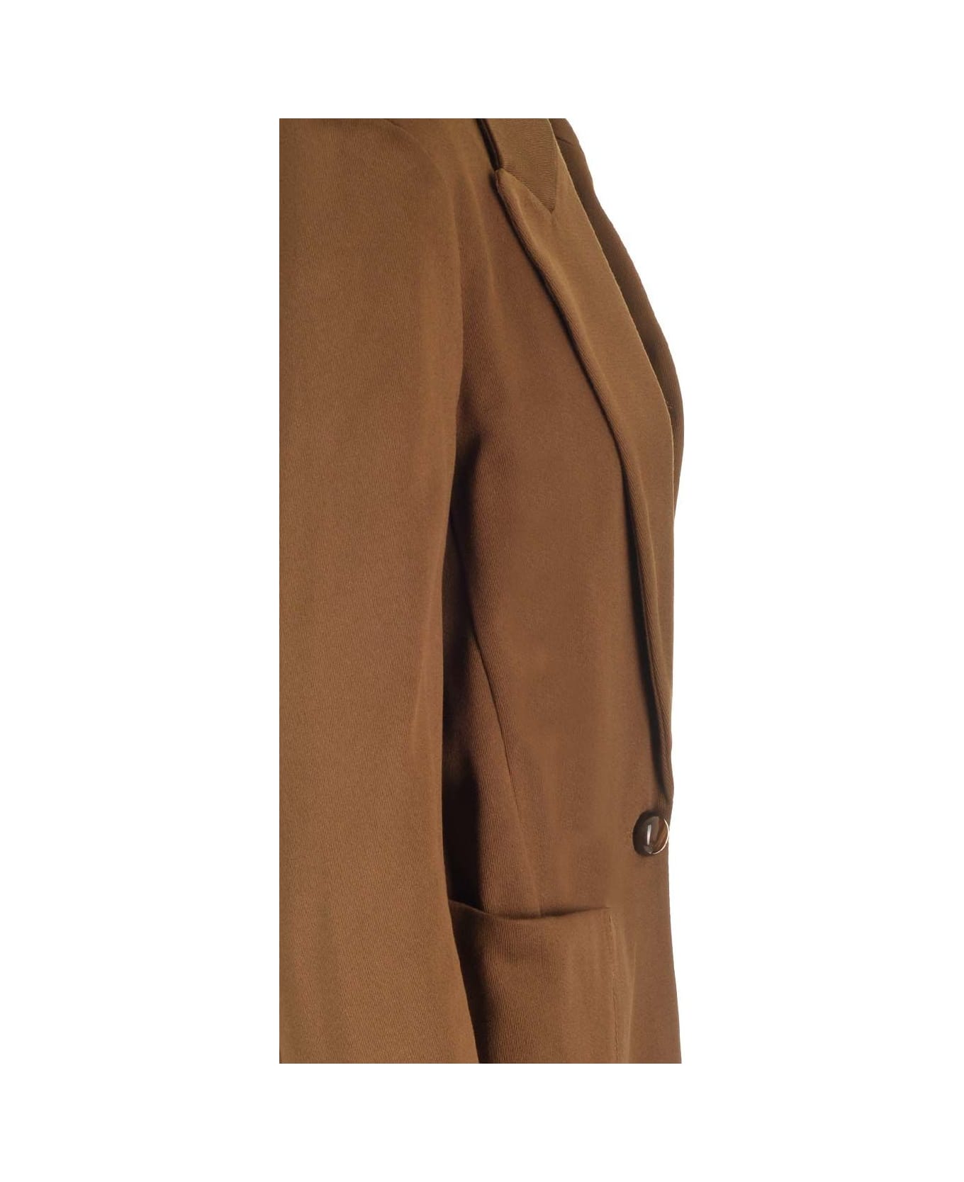 Forte_Forte Cotton Blazer - Brown