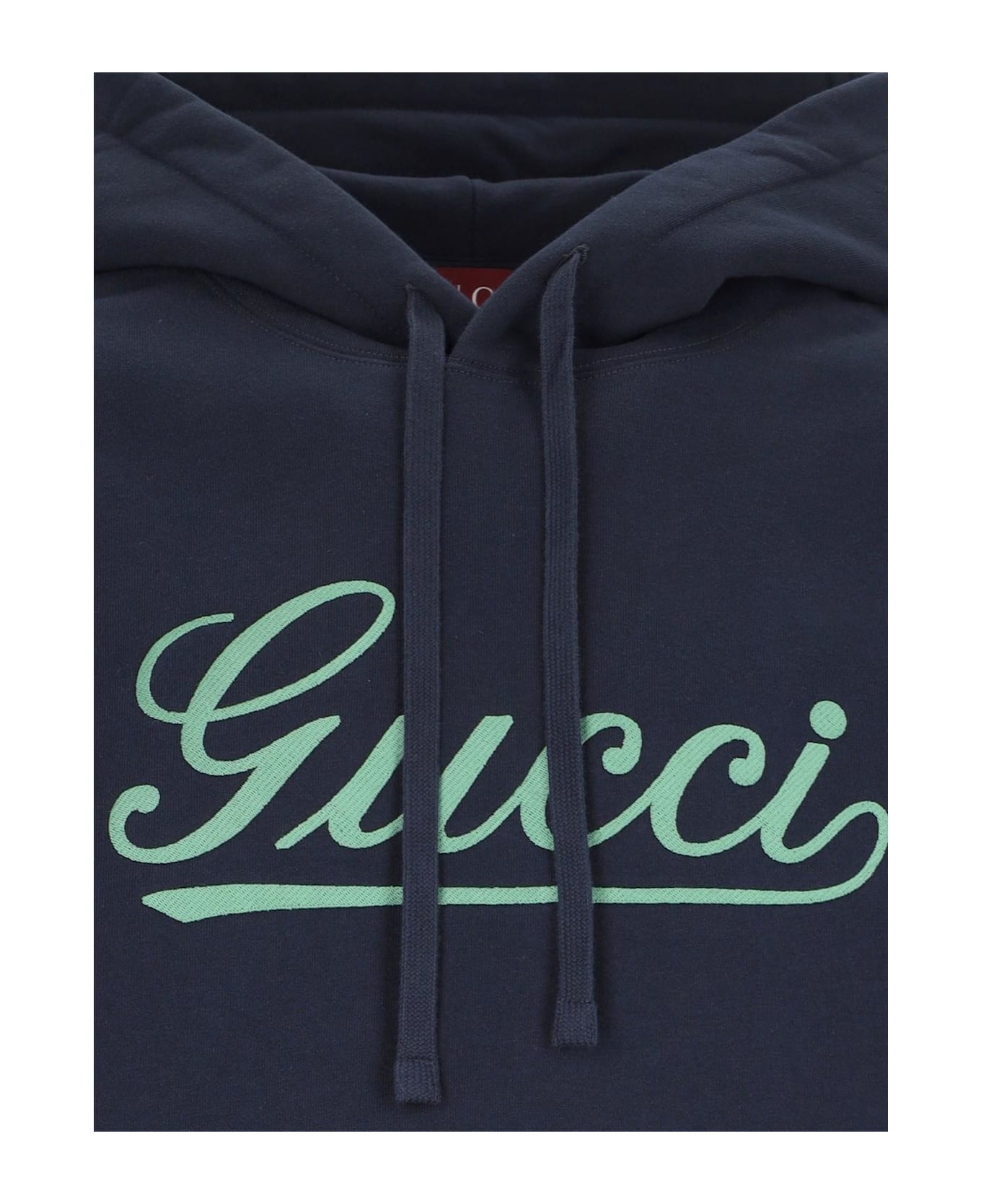 Gucci Logo Hoodie - Navy E Mix