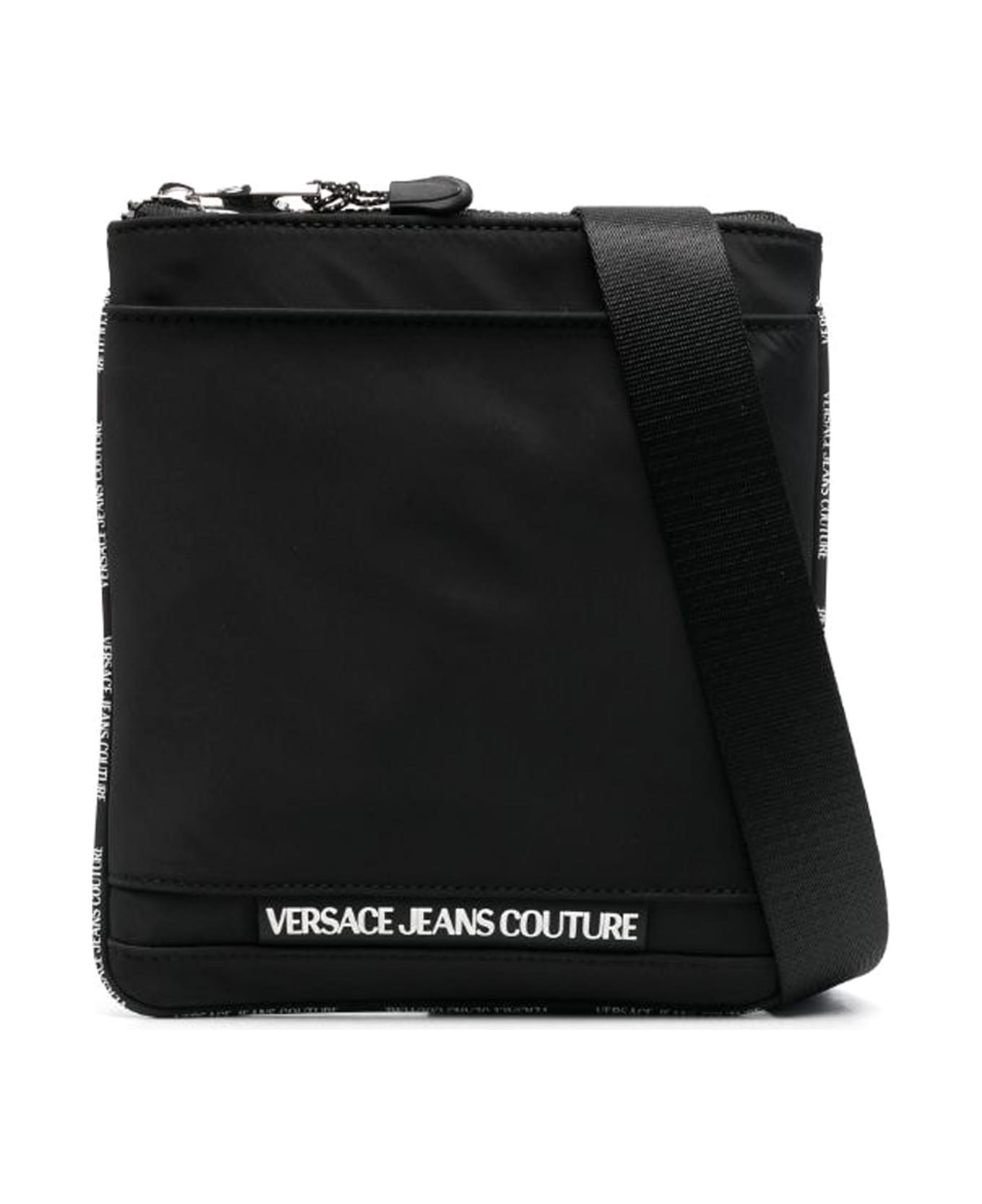 Versace Jeans Couture Bag With Logo - Black