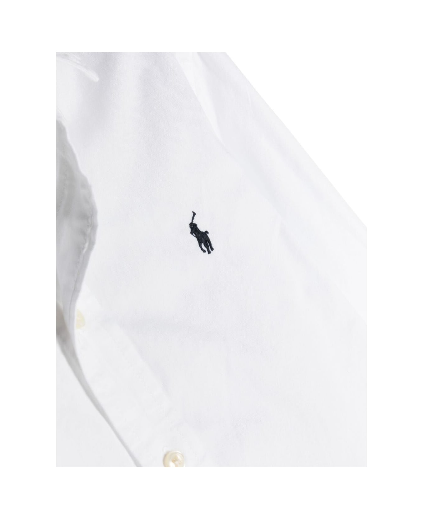 Polo Ralph Lauren Slim Fit-tops-shirt - White