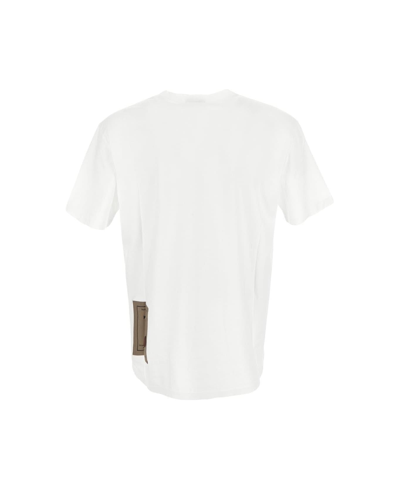 Ten C Cotton T-shirt - WHITE