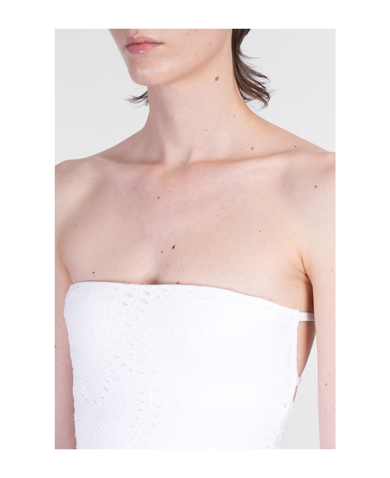 MC2 Saint Barth Kayla Beachwear In White Polyamide - white
