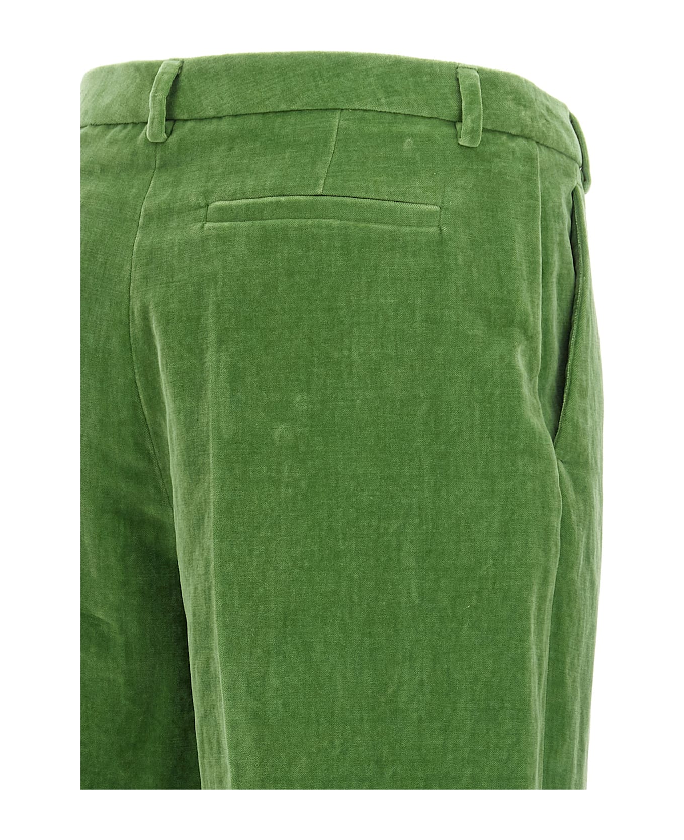 Valentino Garavani Velvet Trousers - Green