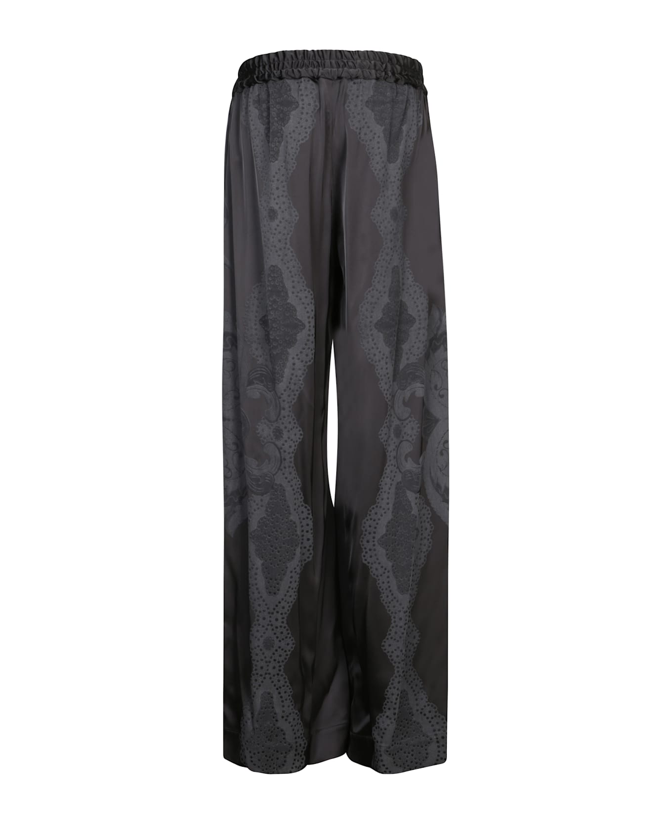 La DoubleJ Black Viscose Palazzo Pants - Black