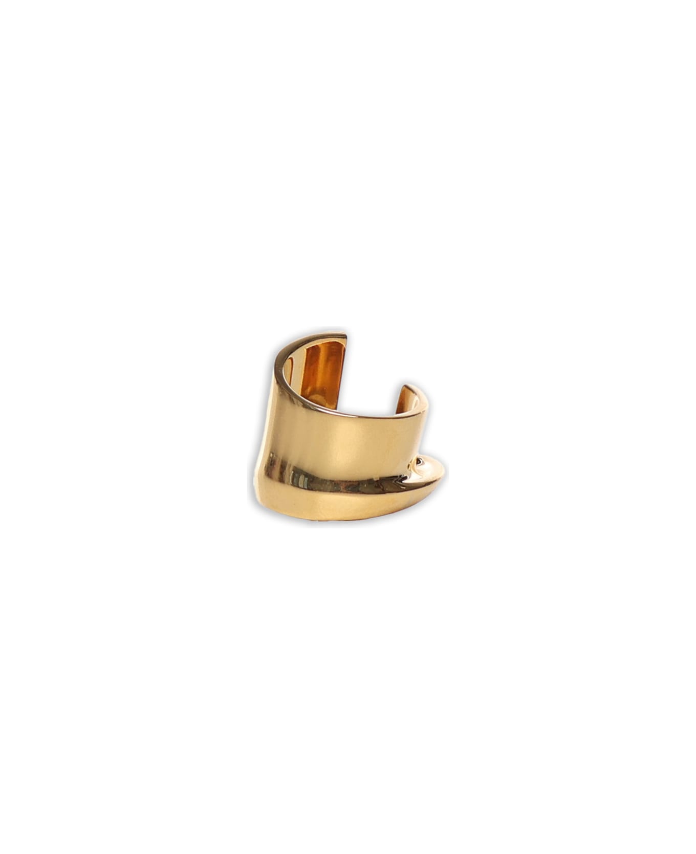 Jacquemus La Bague J Asymmetric Ring - Light gold