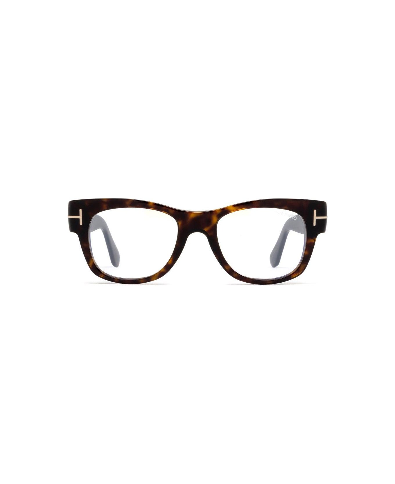 Tom Ford Eyewear Square-frame Glasses - 52052 - avana scura