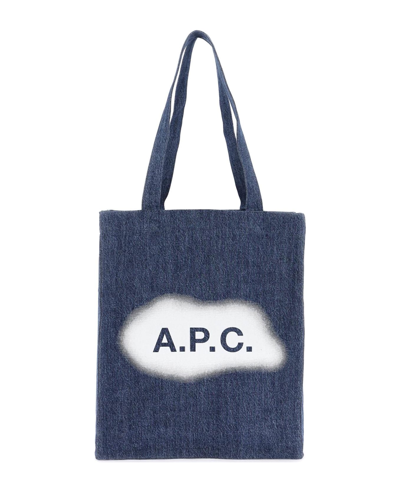 A.P.C. Lou Shopping Bag - Washed indigo