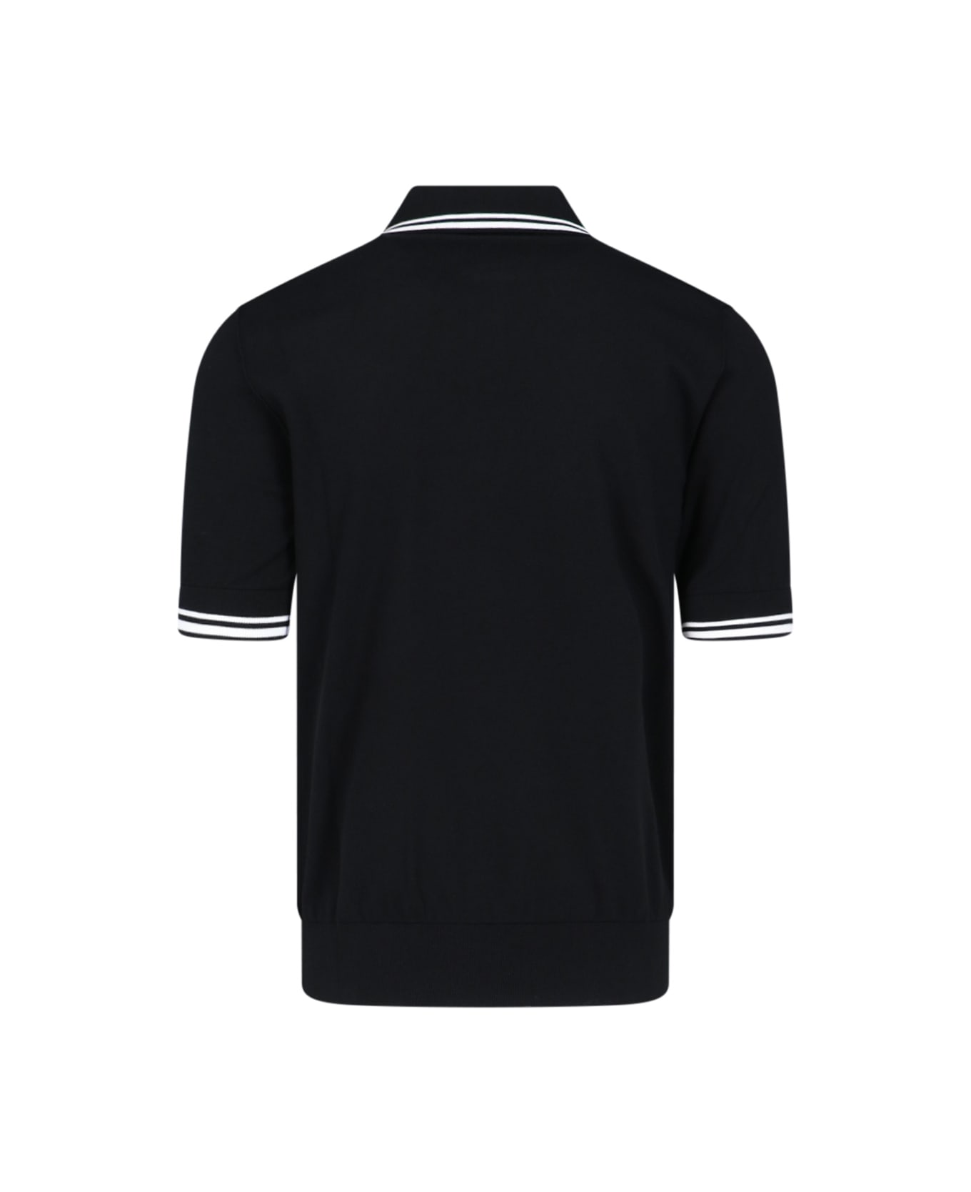 Dolce & Gabbana Slim Fit Polo Shirt - Black ポロシャツ
