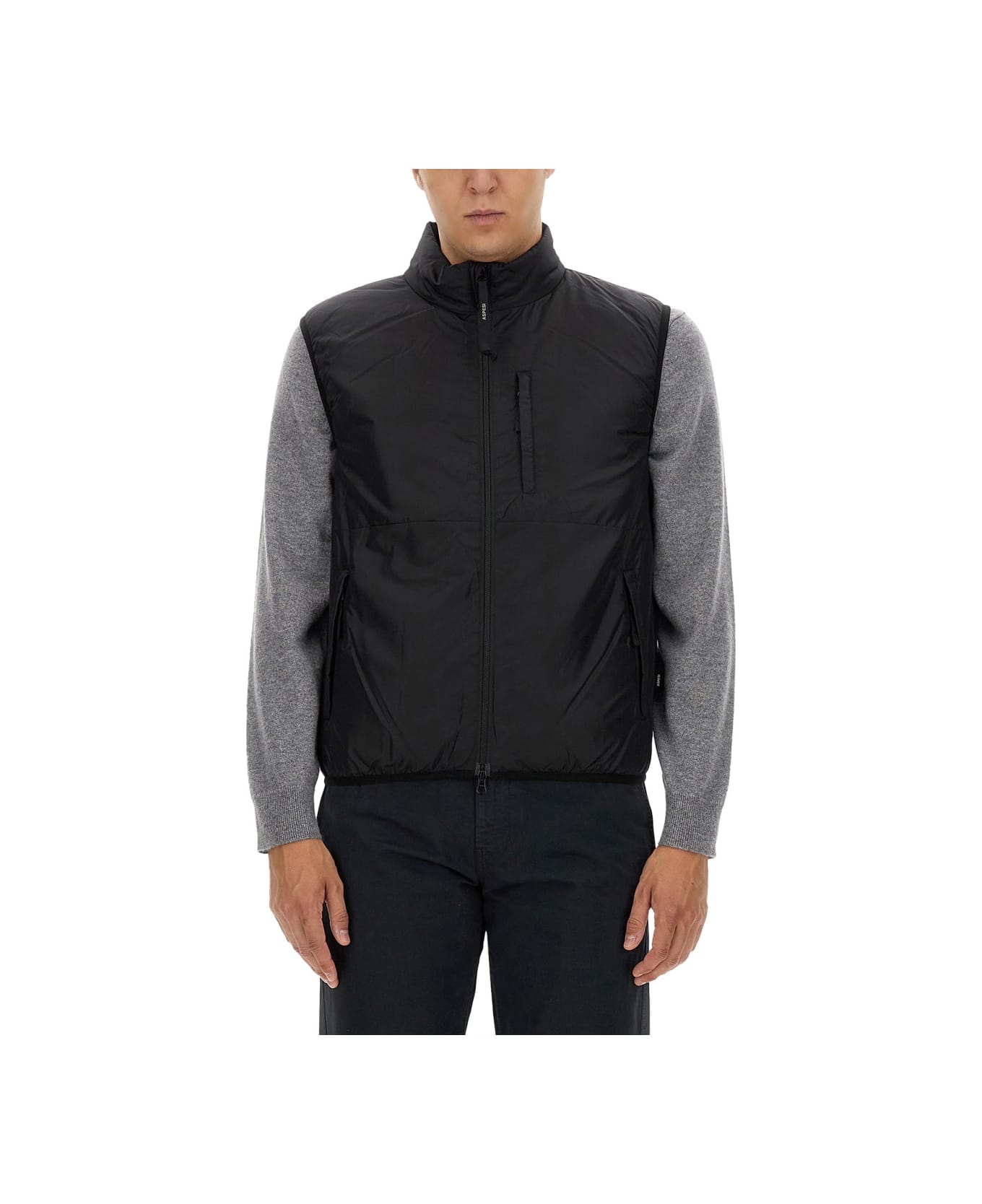 Aspesi Gilet Jil - BLACK