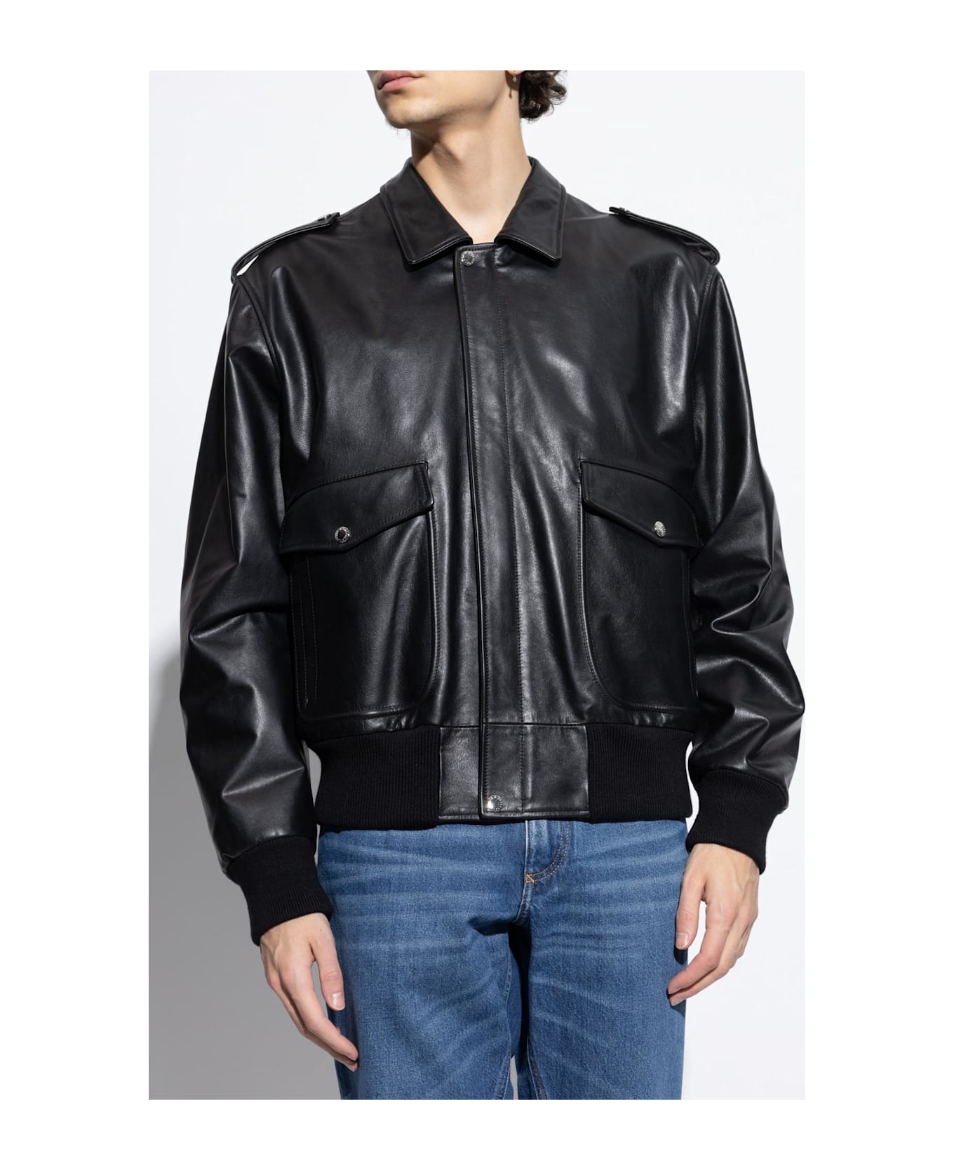 Dolce & Gabbana Leather Jacket - NERO