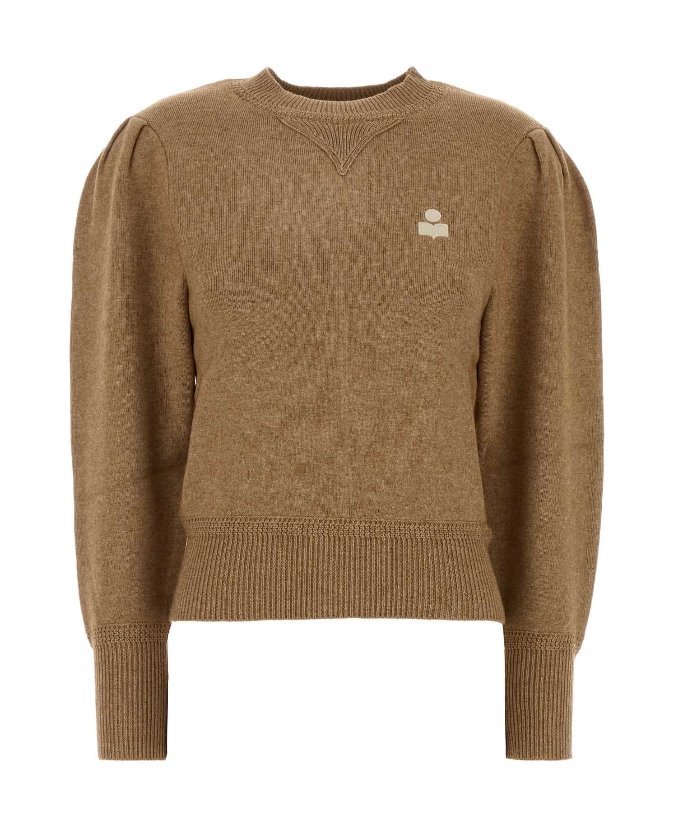 Marant Étoile Camel Stretch Cotton Blend Kelaya Sweater - CAMEL