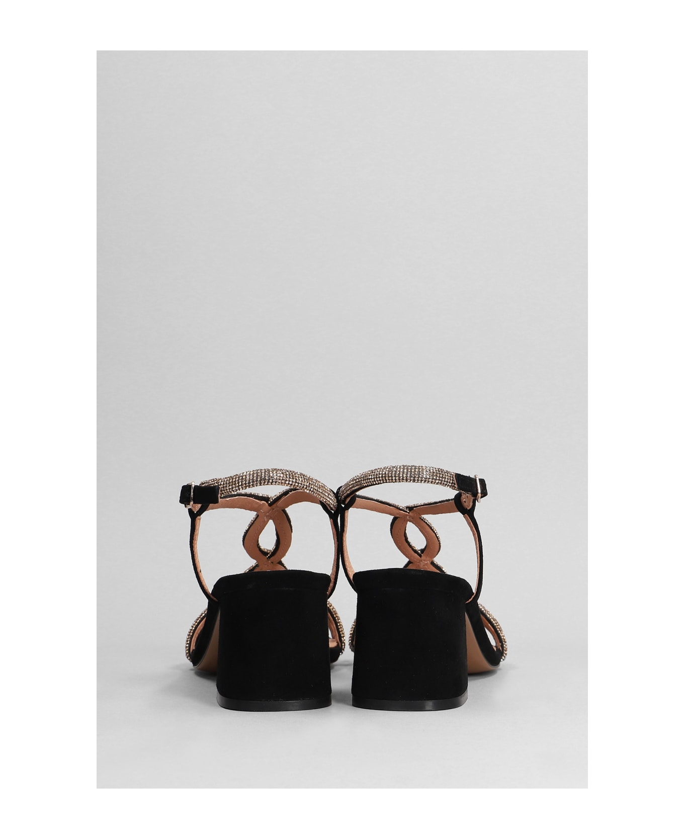 Bibi Lou Tansy 60 Sandals In Black Suede - black