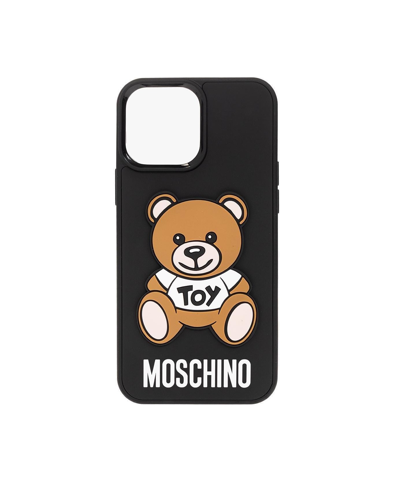 Moschino Teddy Bear Iphone 13 Pro Max Case - Nero デジタルアクセサリー