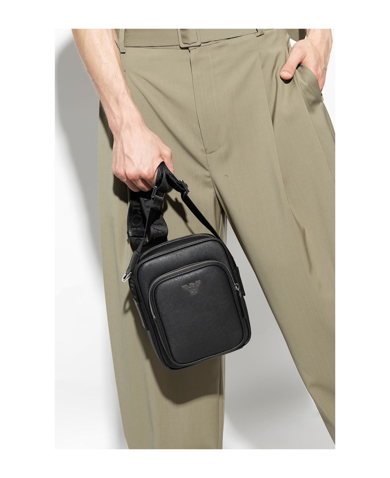 Emporio Armani 
sustainability
 Collection Bag - Black