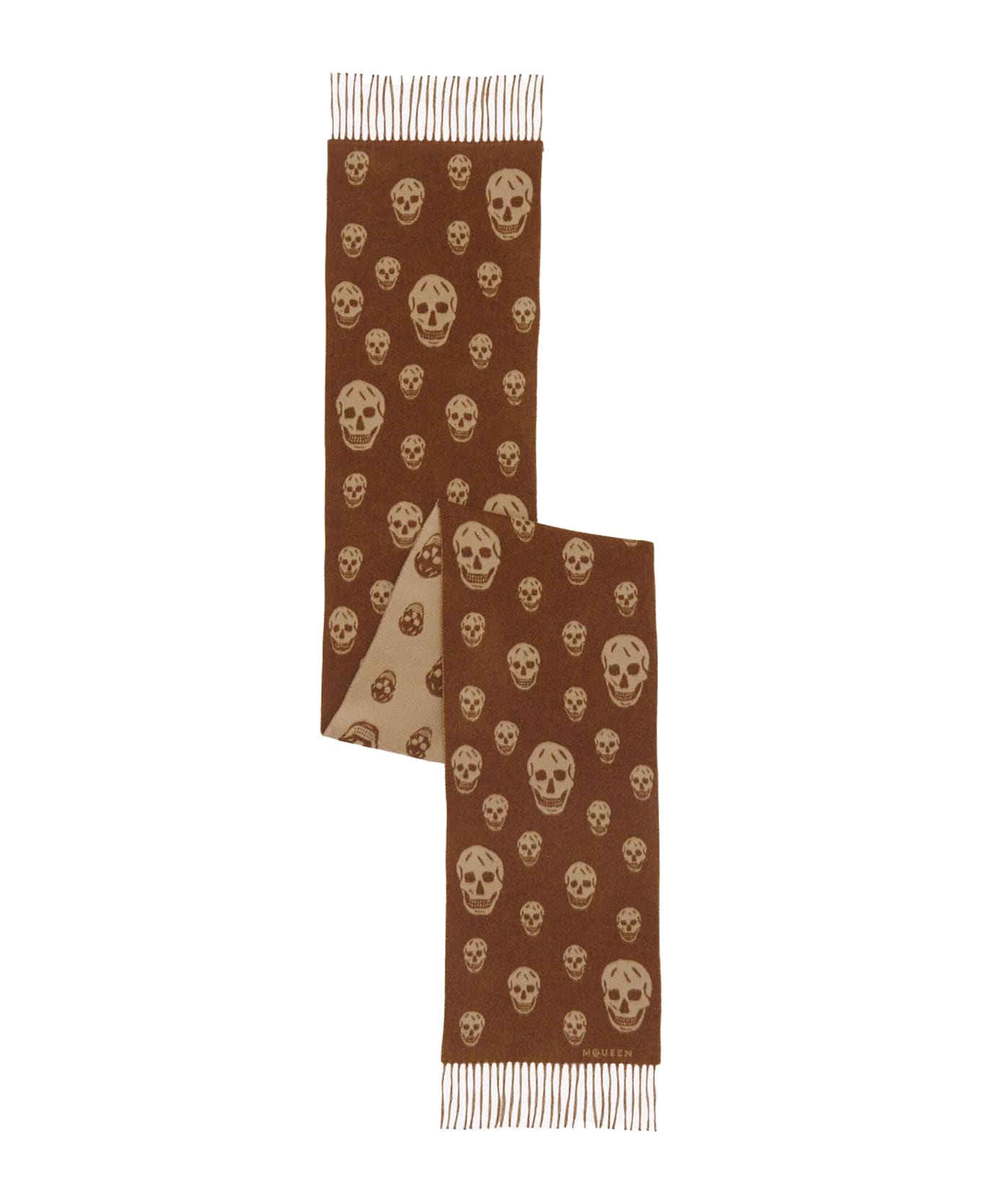 Alexander McQueen Scarfs - LIGHT BROWN CAMEL