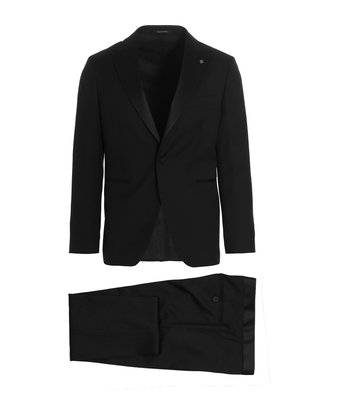 Tagliatore Tucked-up Dress - Black スーツ