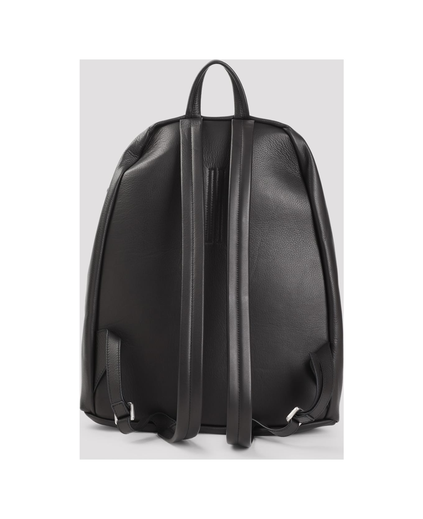 Rick Owens Leather Backpack - Black