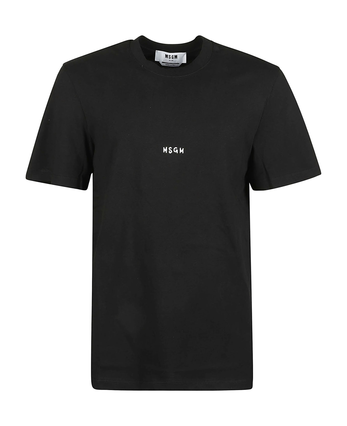 MSGM Logo Classic T-shirt - Black シャツ
