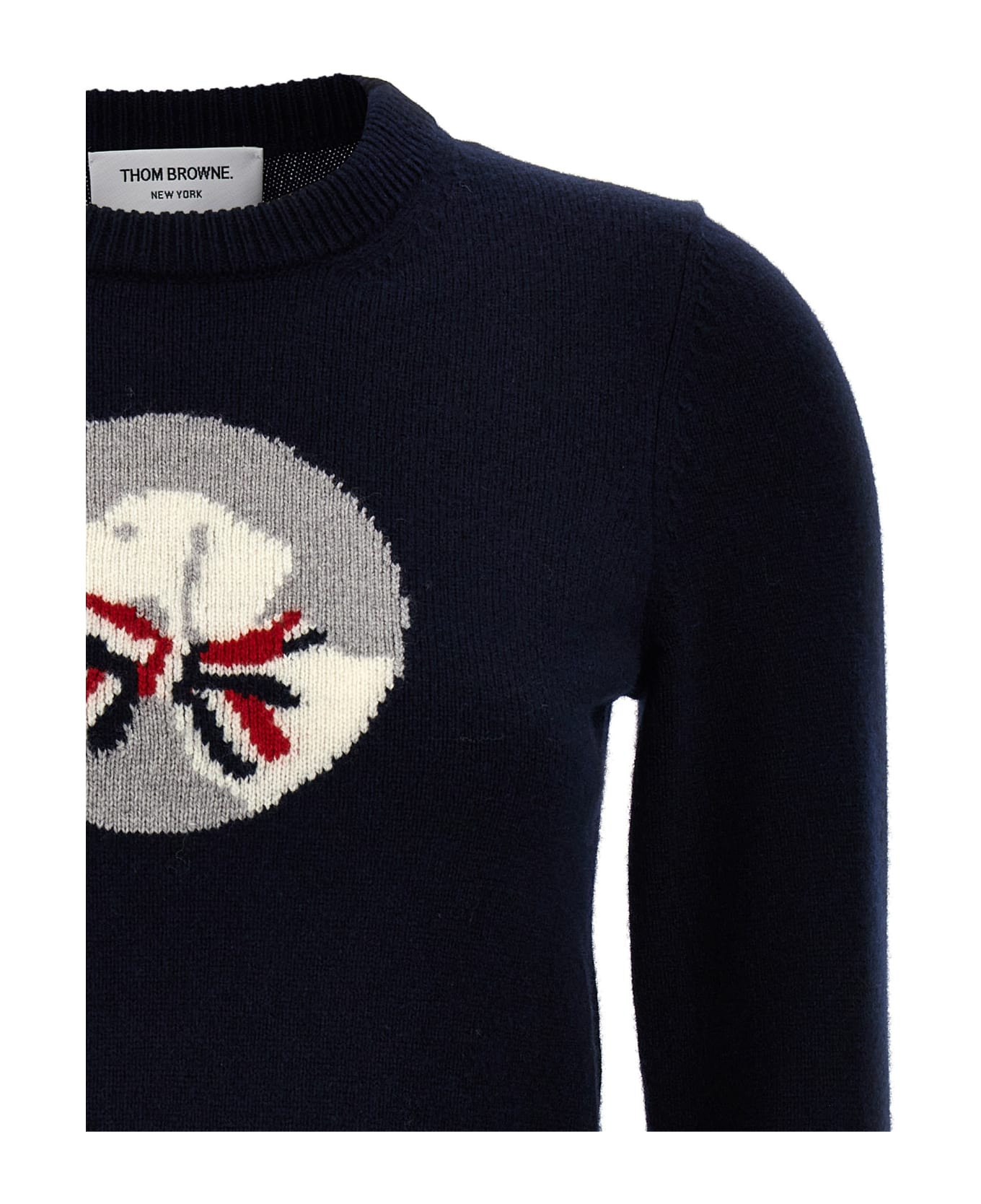 Thom Browne 'hector & Bow' Sweater - Blue