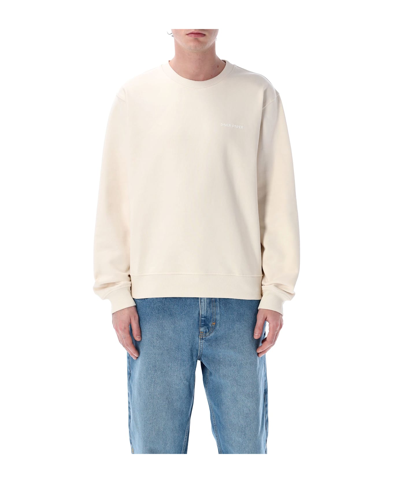 Daily Paper Dias Crewneck - GARDENIA ECRU