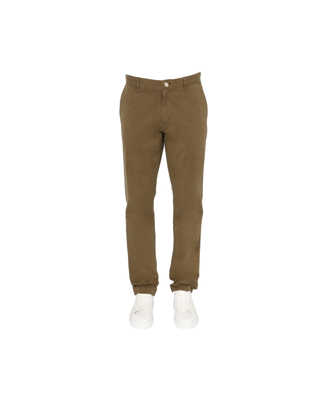 Woolrich Classic Chino Trousers - MILITARY GREEN