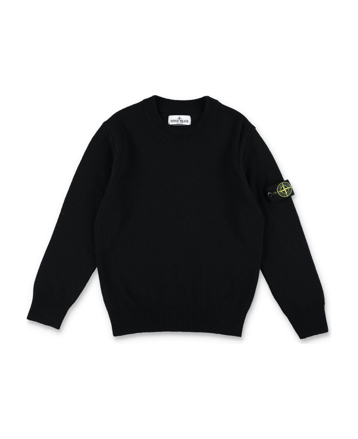 Stone Island Junior Knit Basic - Black