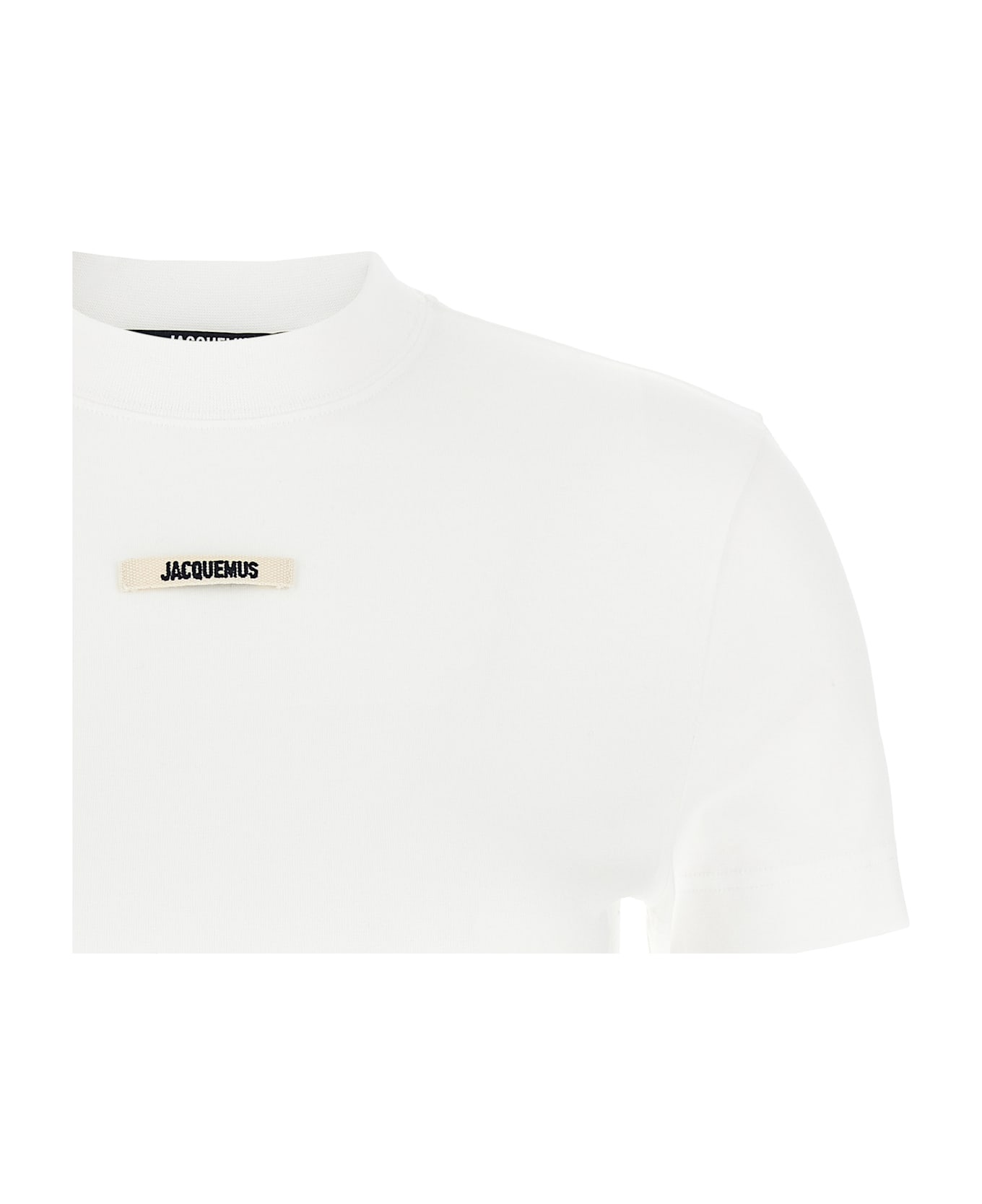 Jacquemus 
le T-shirt Gros-grain
 T-shirt - White