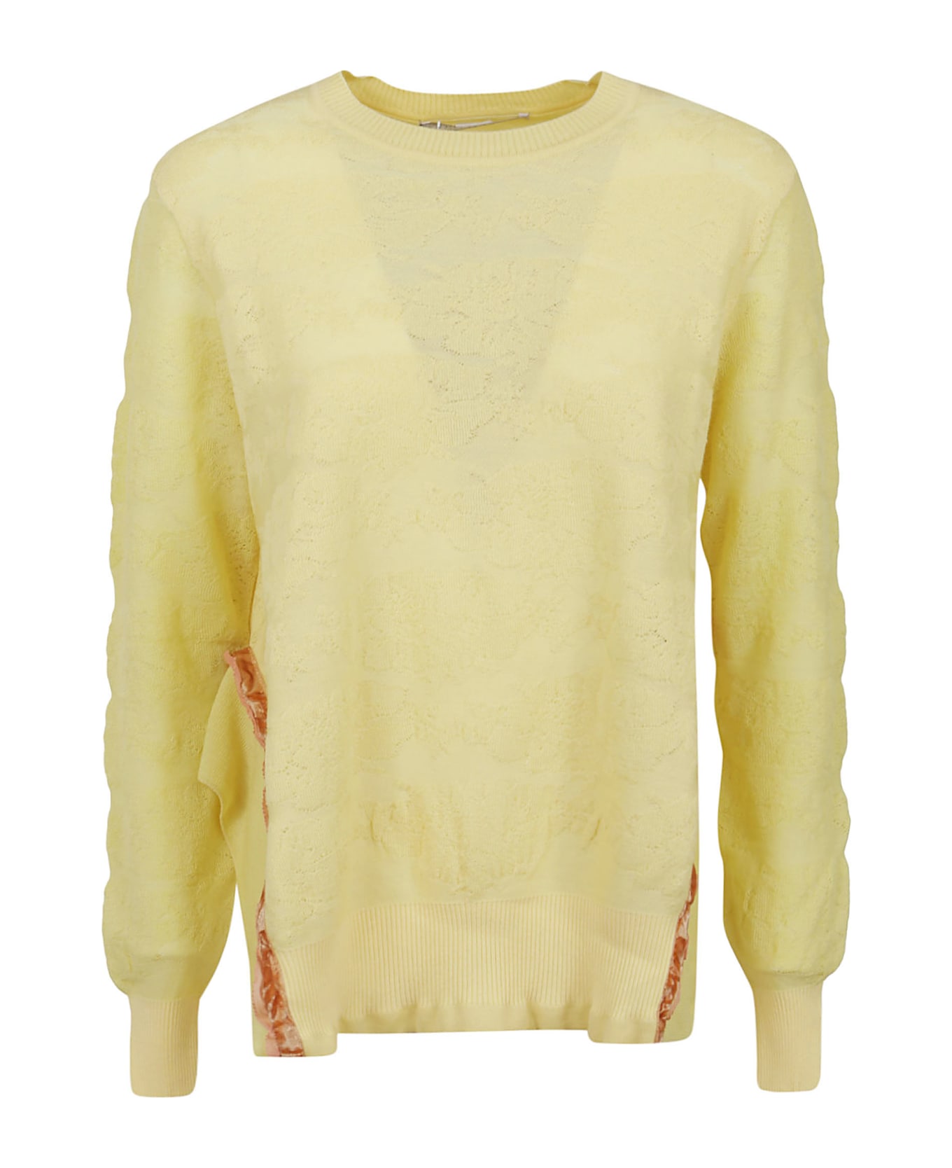Stella McCartney Tight Mix Jumper - Sherbet Yellow