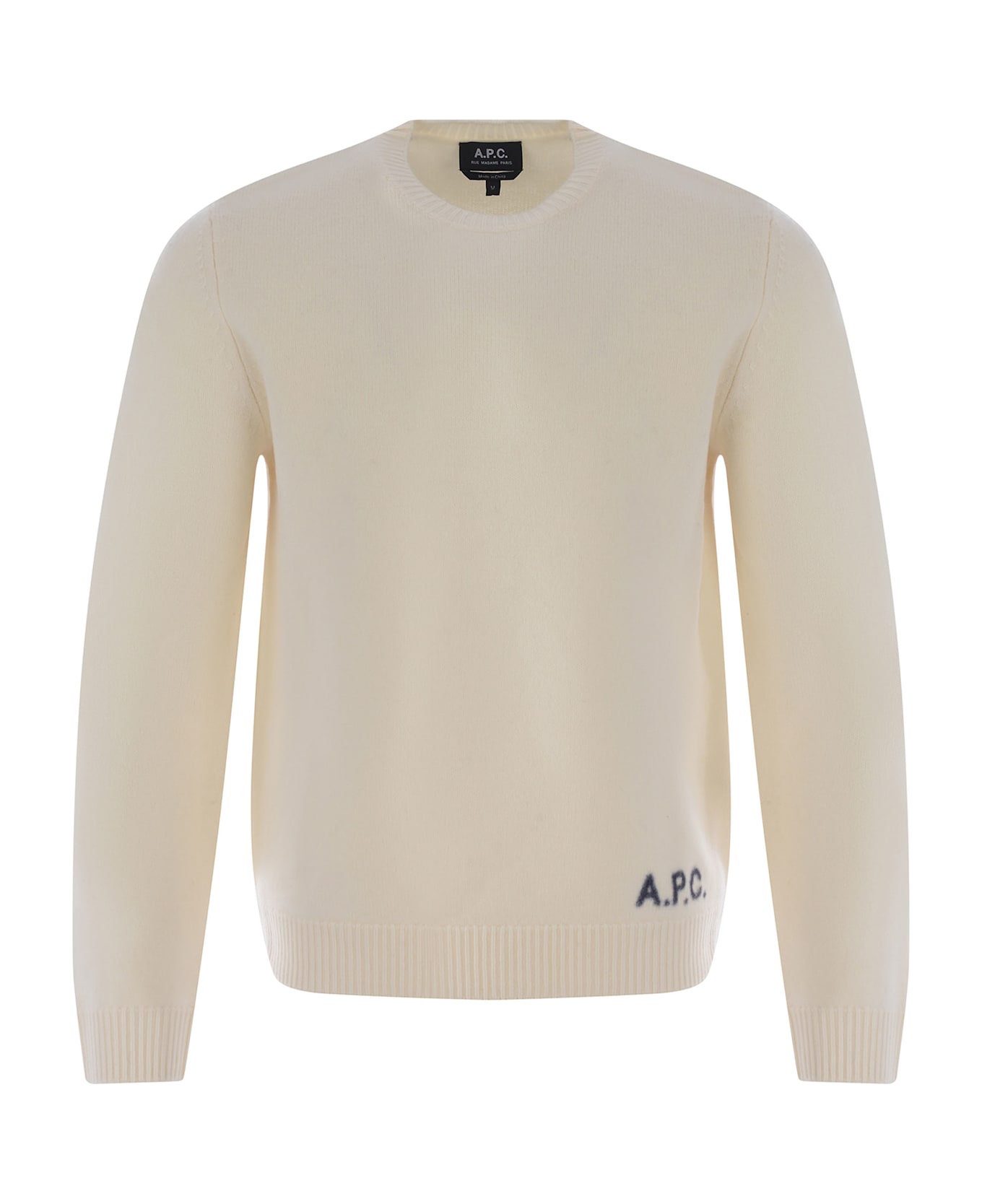 A.P.C. Sweater A.p.c. "edward" Made Of Virgin Wool - Beige