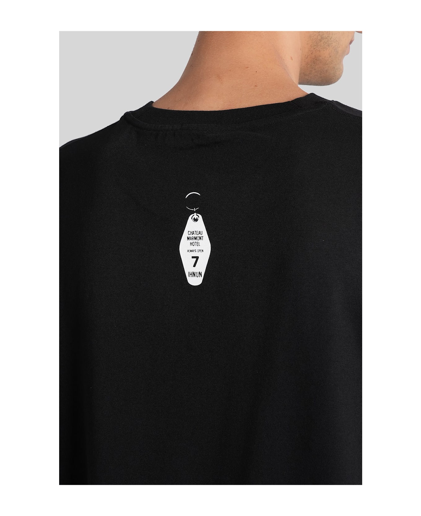 ih nom uh nit T-shirt In Black Cotton - black