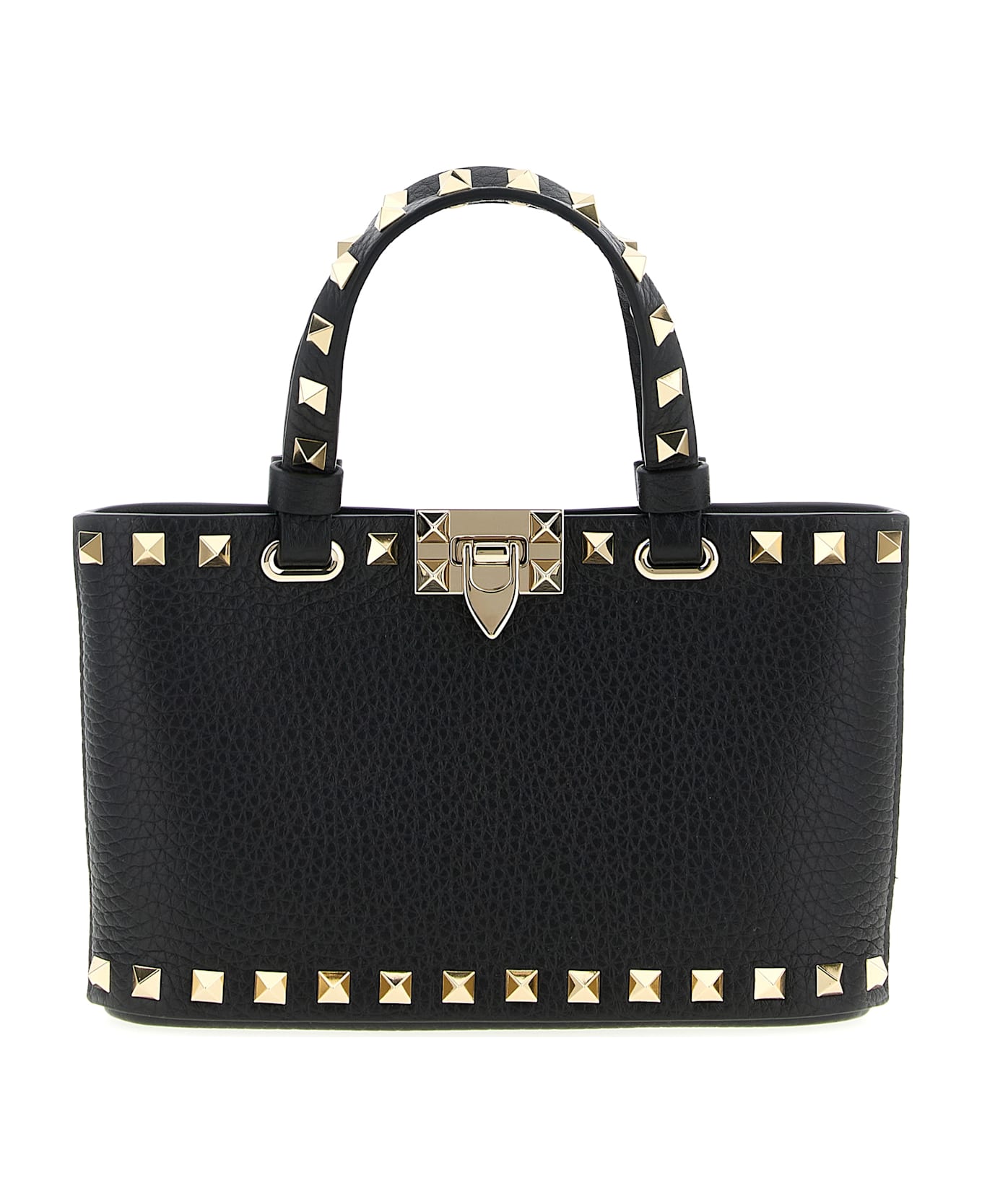 Valentino Garavani 
rockstud
 Mini Shopping Bag - Black  