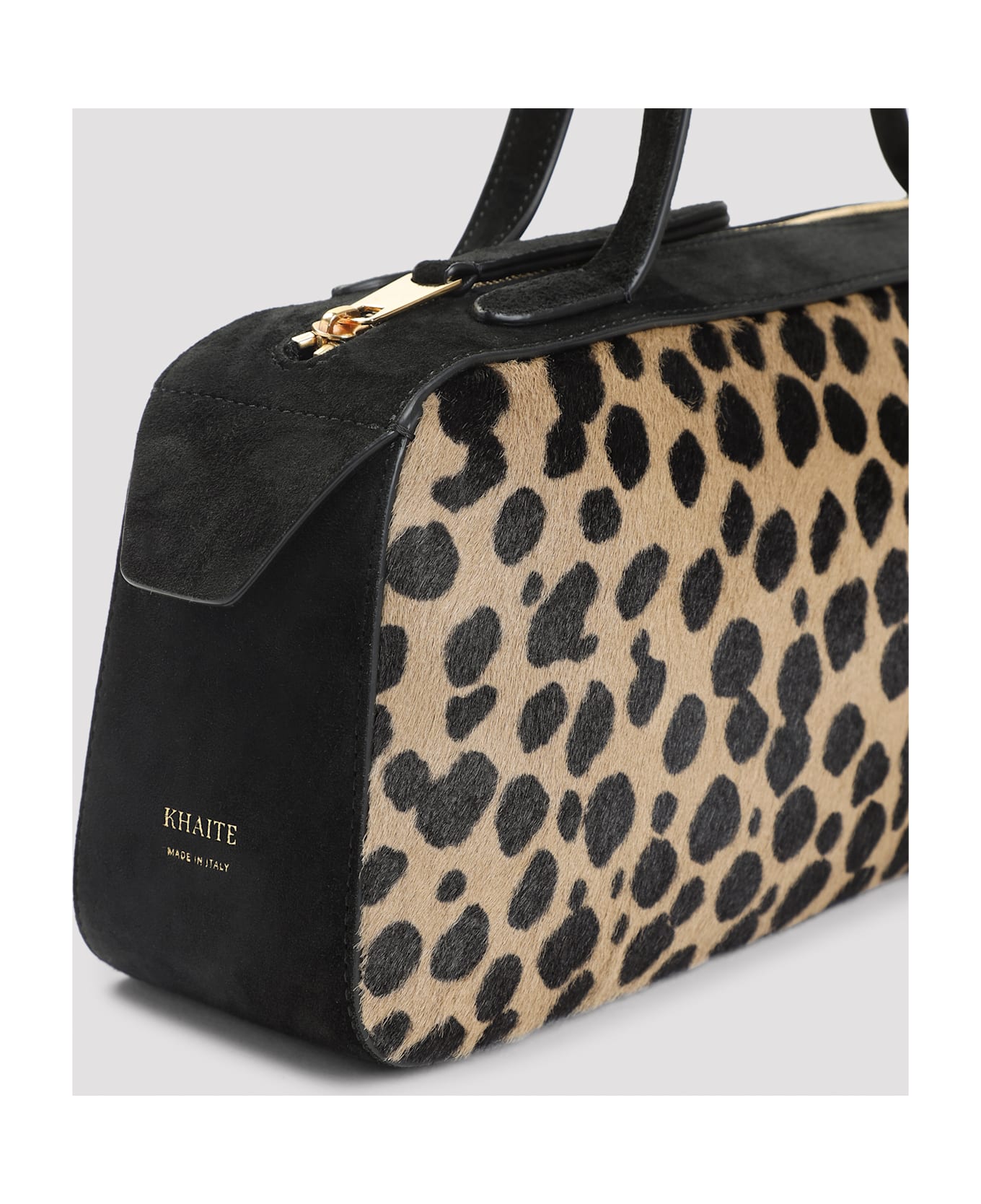 Khaite Simona Shoulder Bag - Camel Black