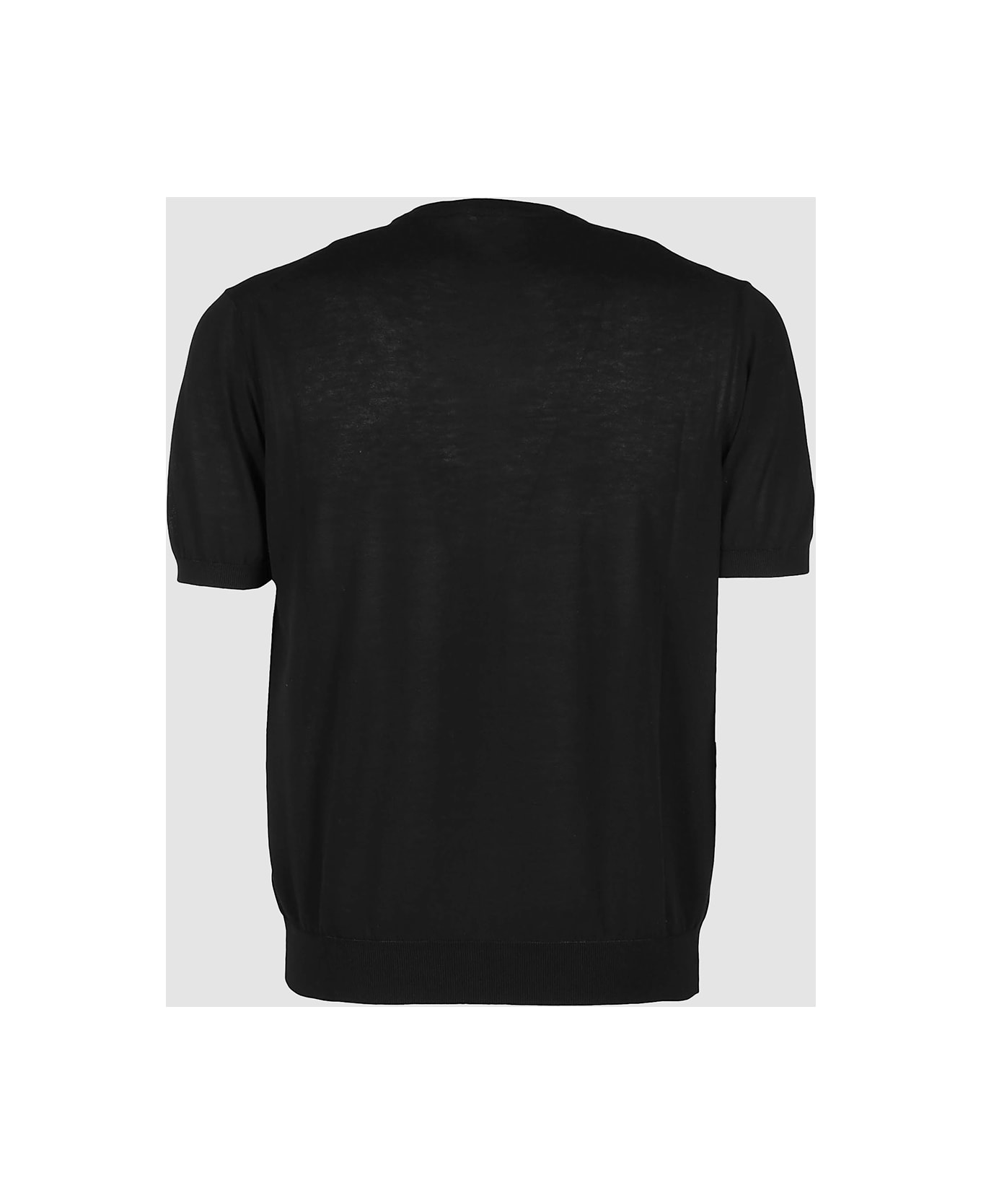 malo - シャツ　S   malo   綿100%  ｲﾀﾘｰ Malo Black Cotton T-shirt | italist