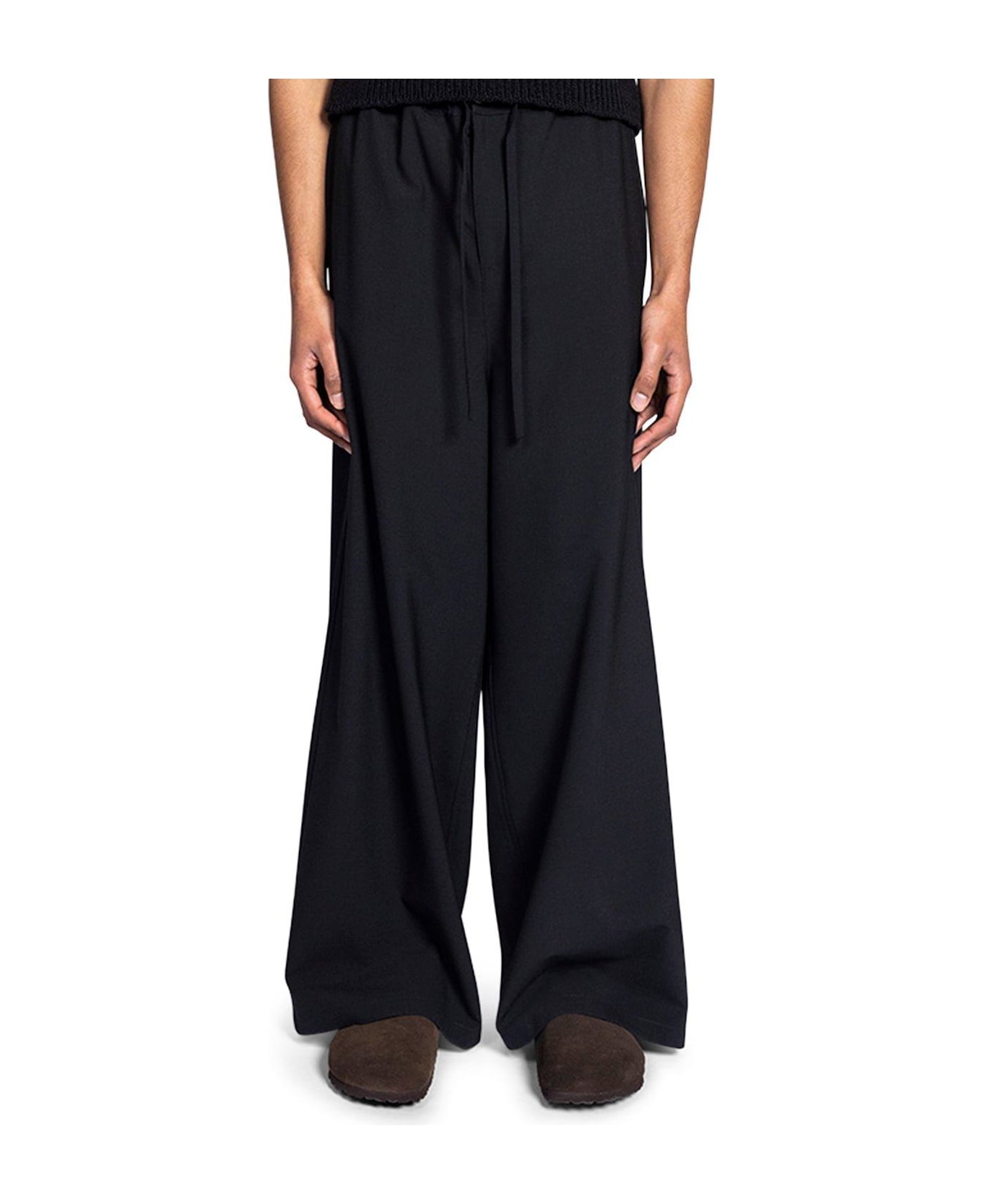 Marni Straight-leg Drawstring Trousers - Black