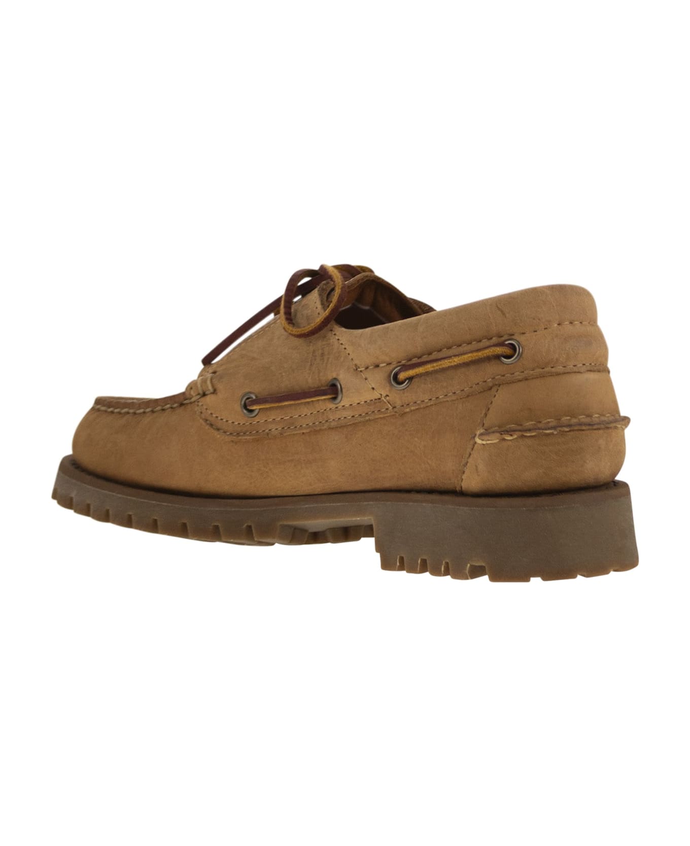 Sebago Acadia - Leather Moccasin - Tobacco