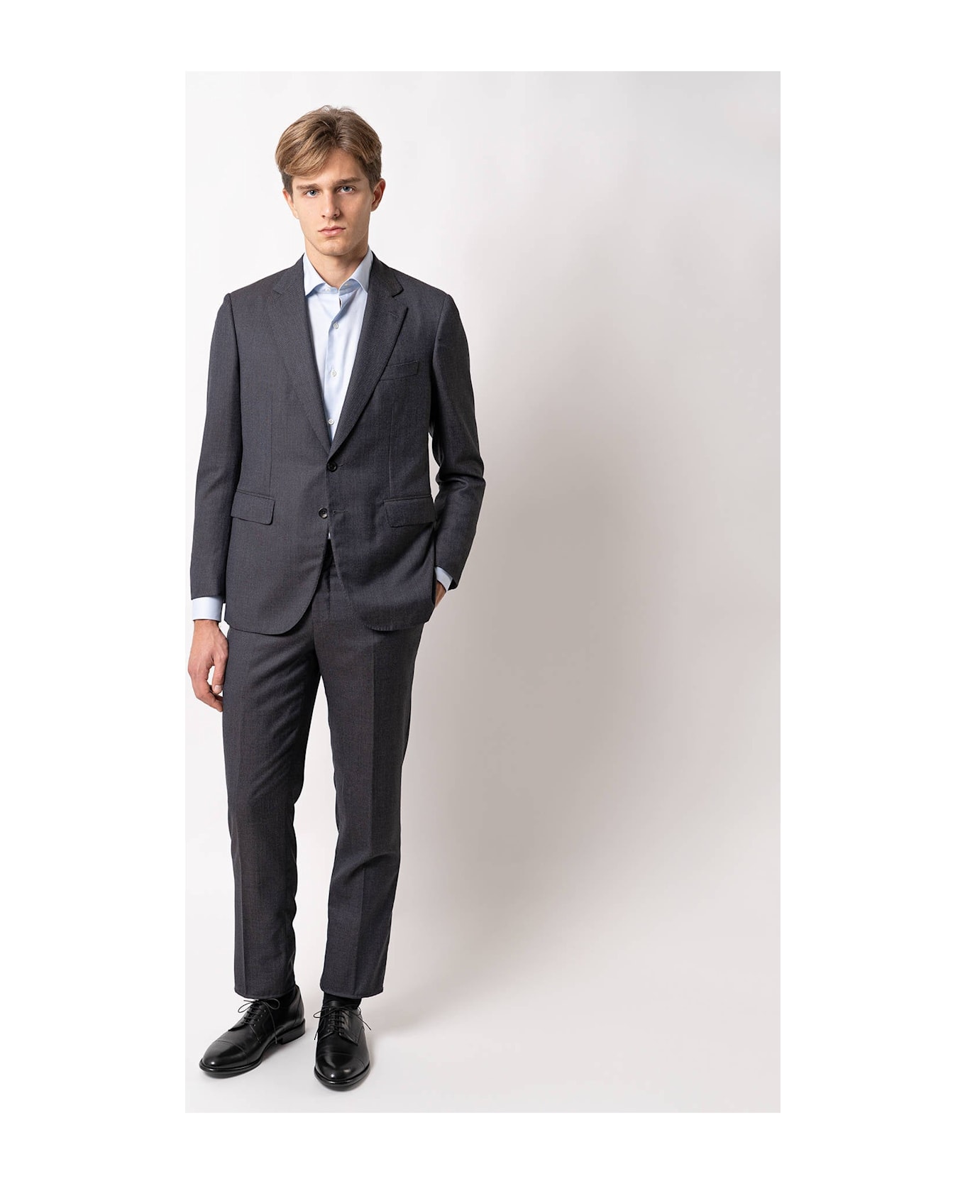 Larusmiani Windsor Suit Suit - DimGray