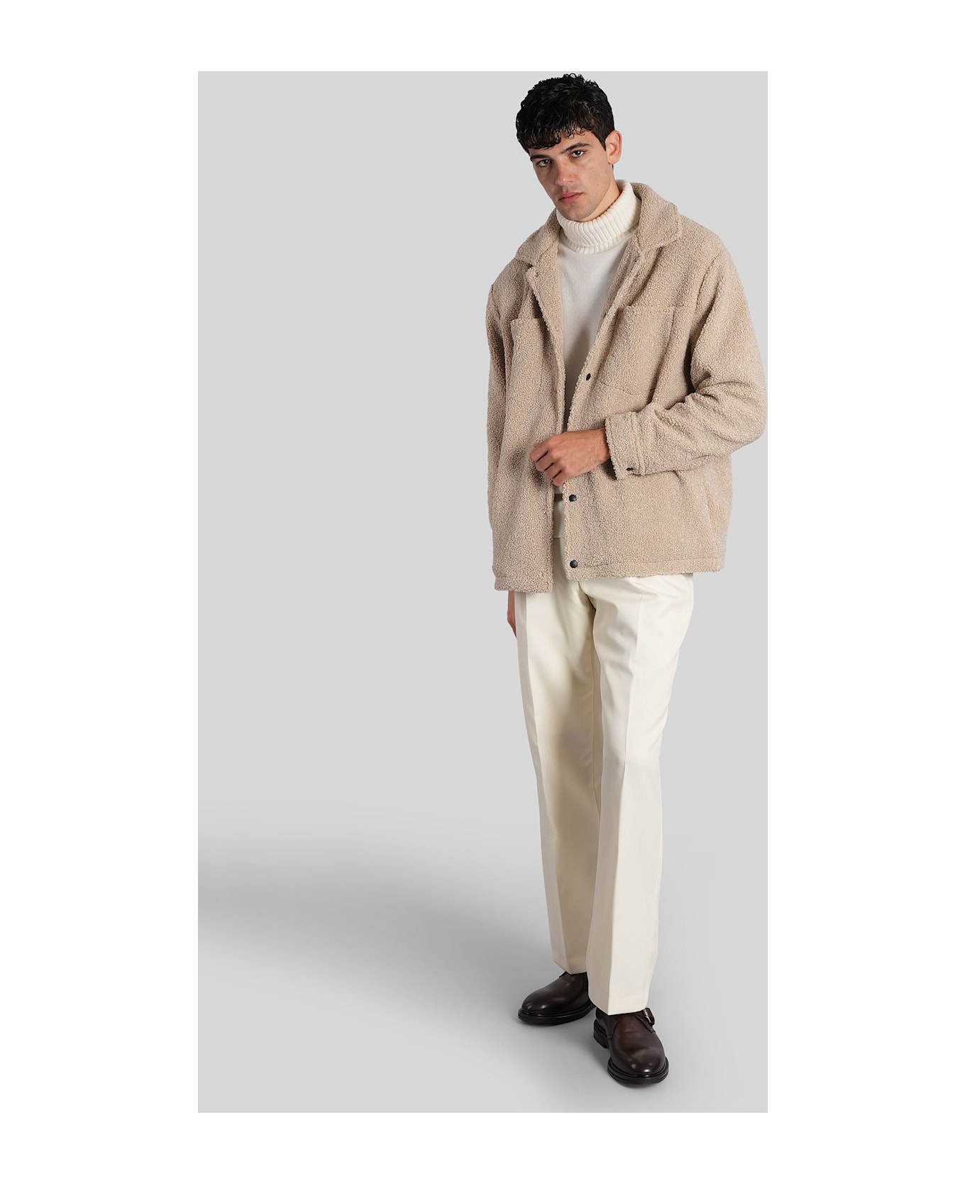 Ballantyne Casual Jacket In Beige Polyester - beige