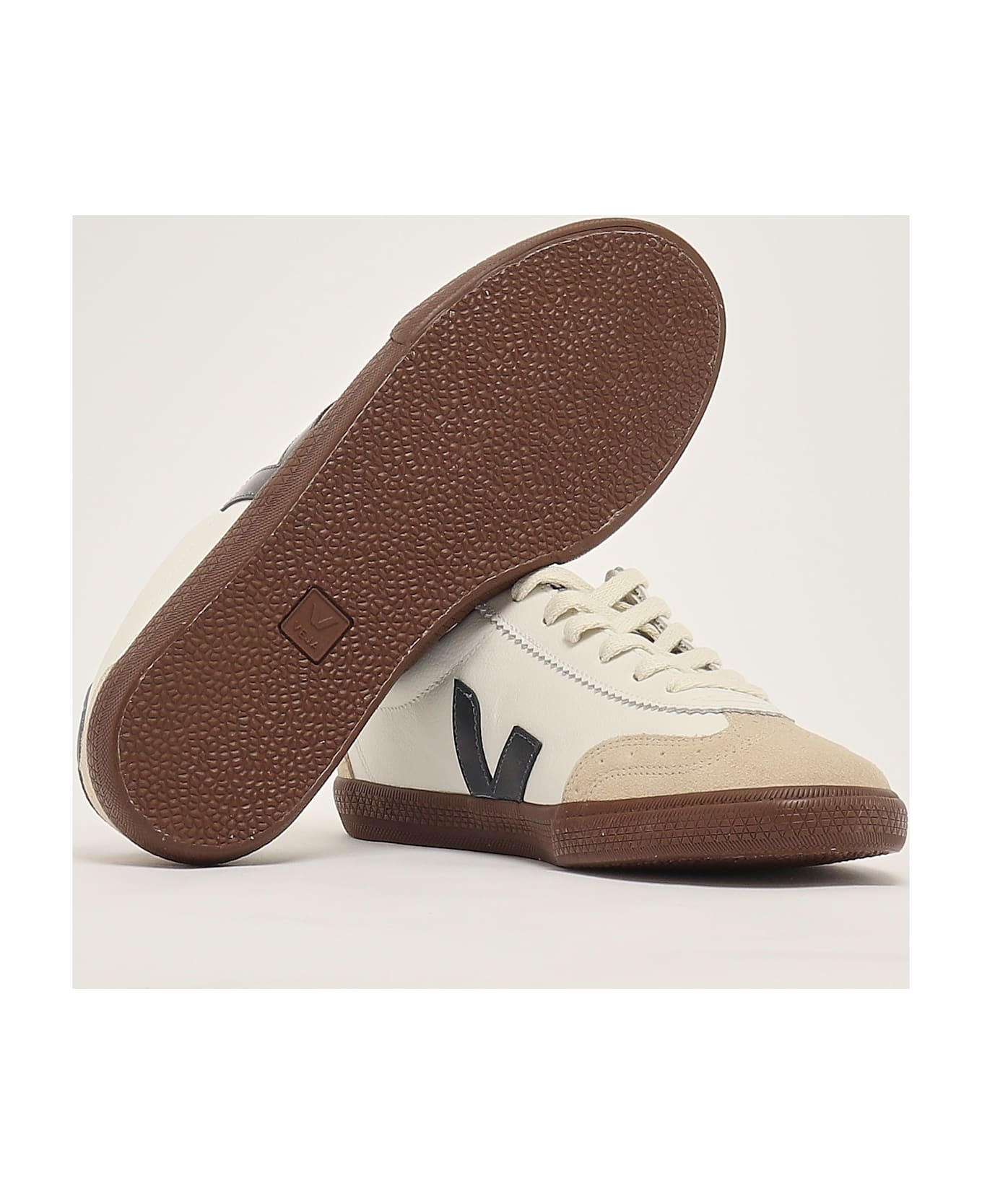 Veja Volley Leather O.t. Sneaker - B.CO-CORTECCIA V BLU