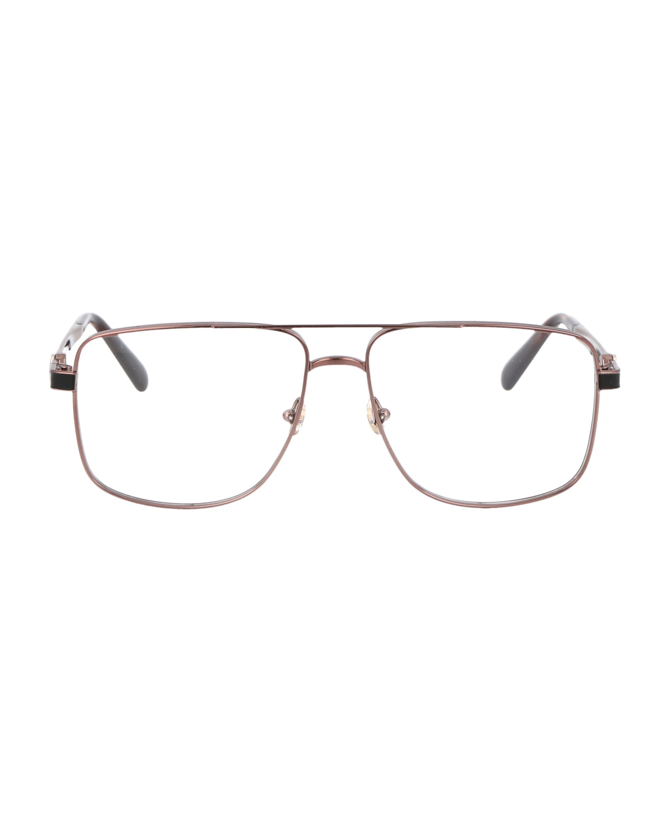 Moncler Eyewear Ml5178 Glasses - 036 Bronzo Scuro Lucido