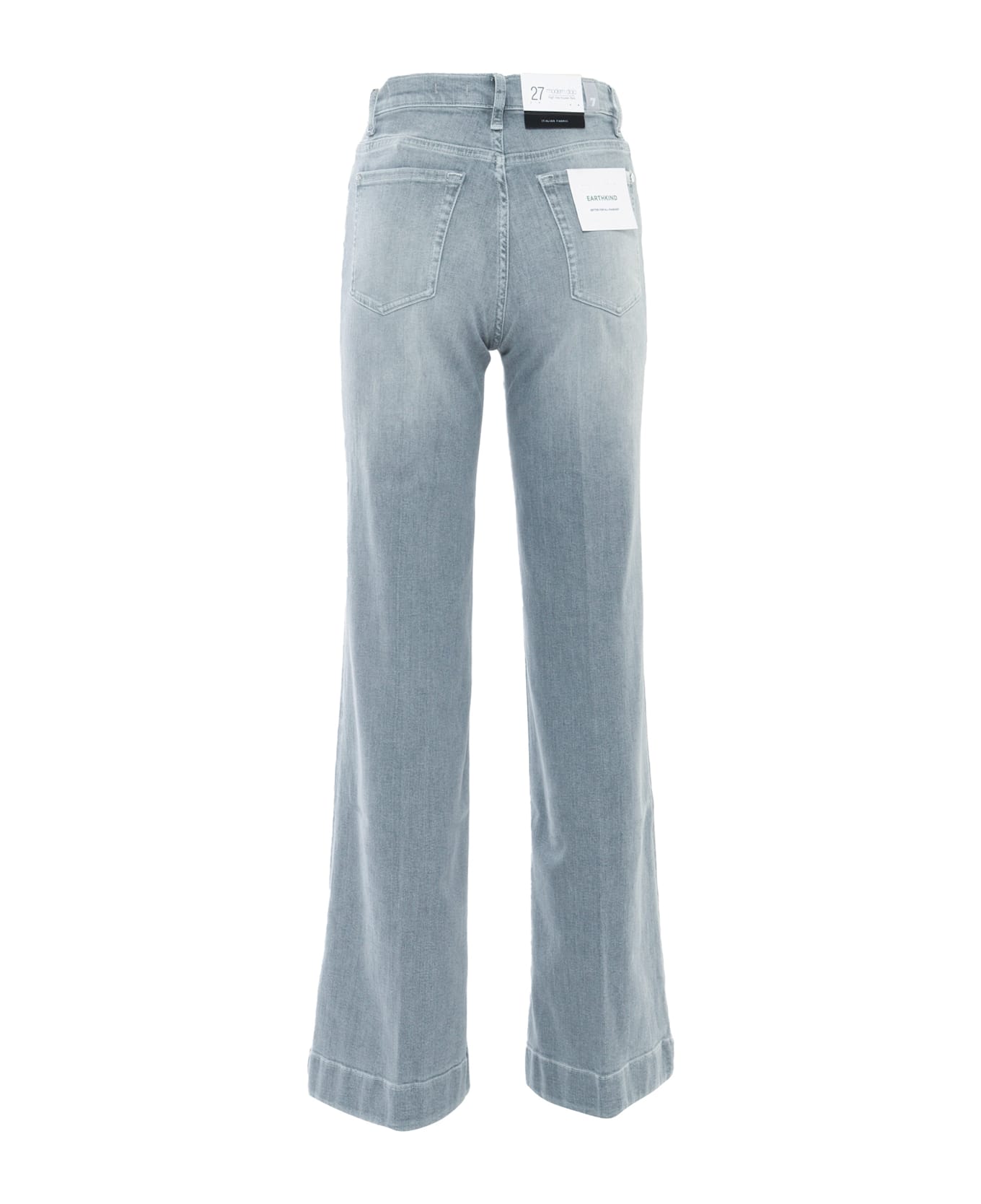 7 For All Mankind Dojo Grey Jeans - GREY