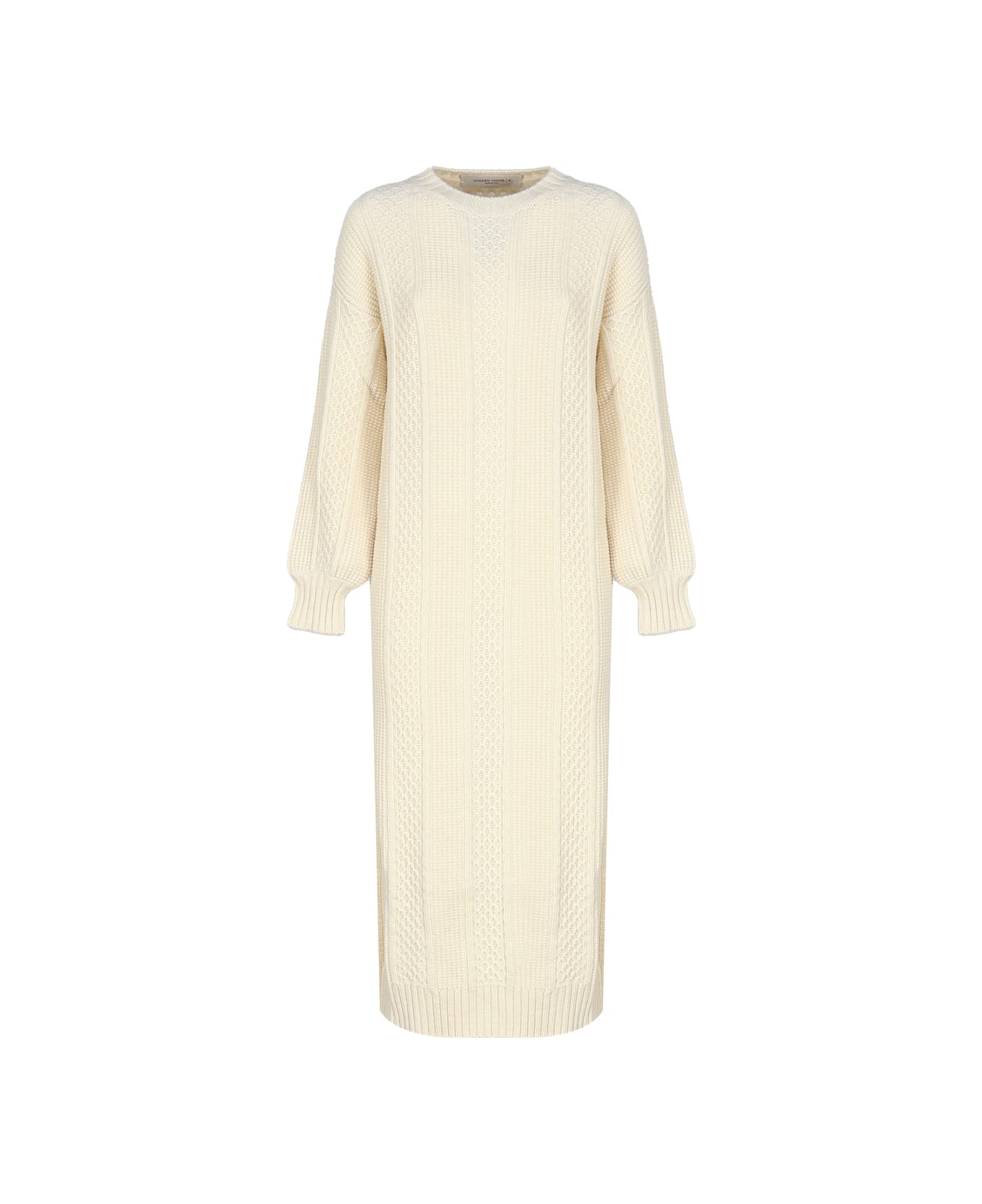 Golden Goose Idea Crewneck Long Dress - Lamb's wool/ sassfrass ワンピース＆ドレス