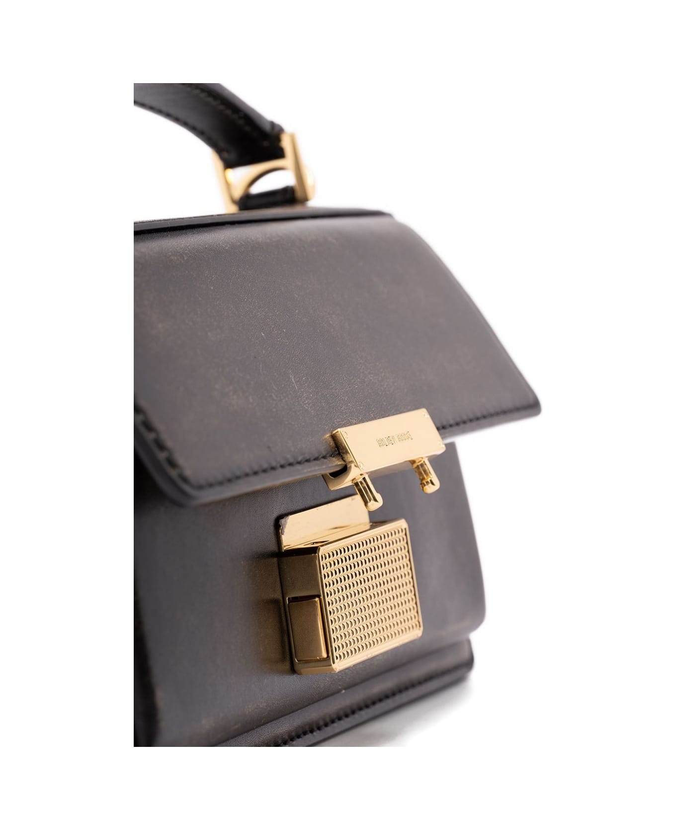 Golden Goose Venezia Small Leather Handbag - Black