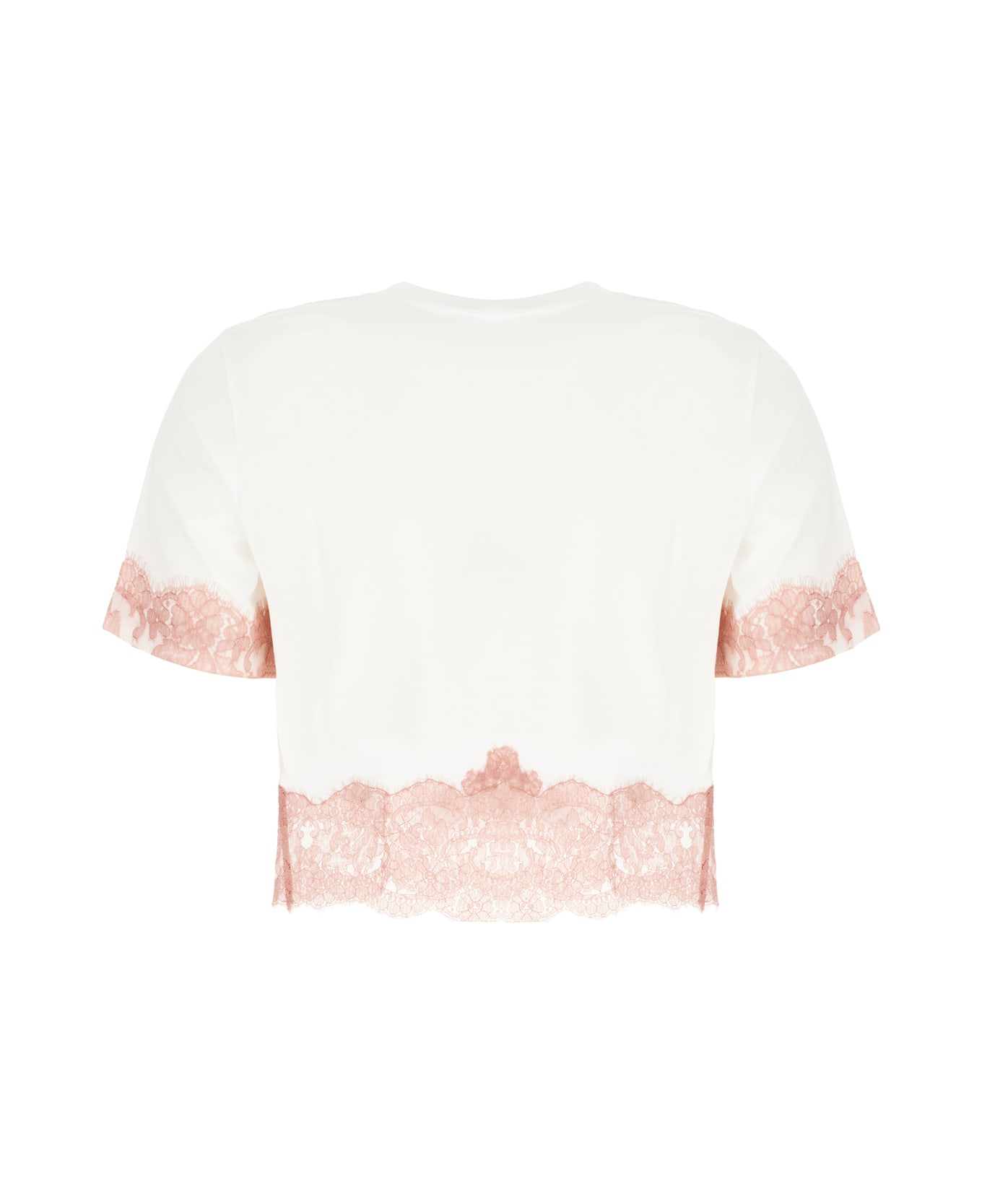 Dolce 
Gabbana White Cotton Blend T-shirt - OPTICAL WHITE