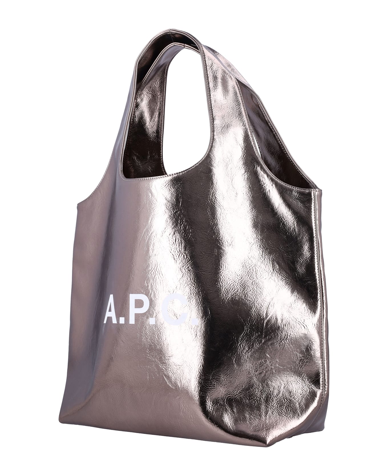 A.P.C. Ninon Tote Bag - DARK SILVER