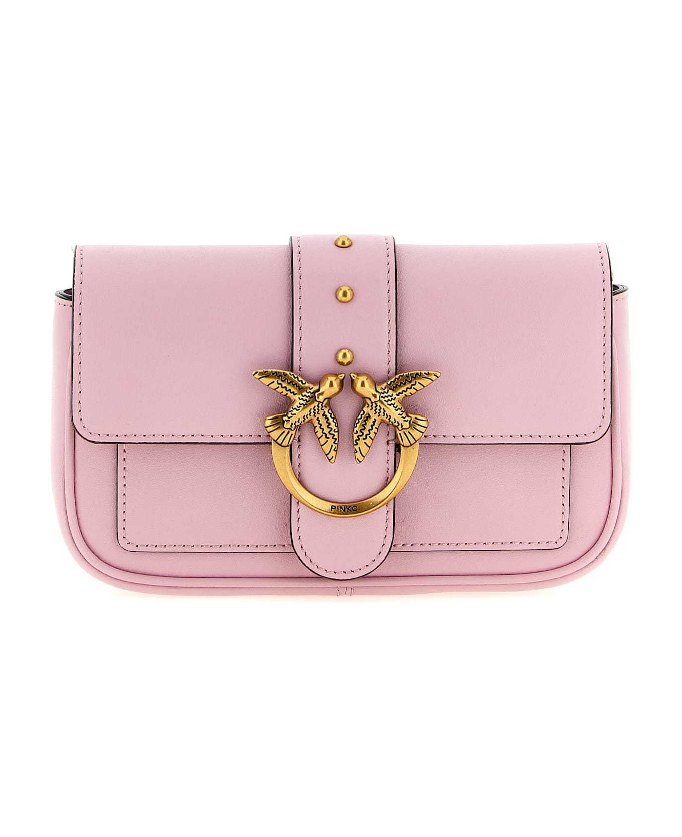 Pinko 'pocket Love One' Crossbody Bag - Pink