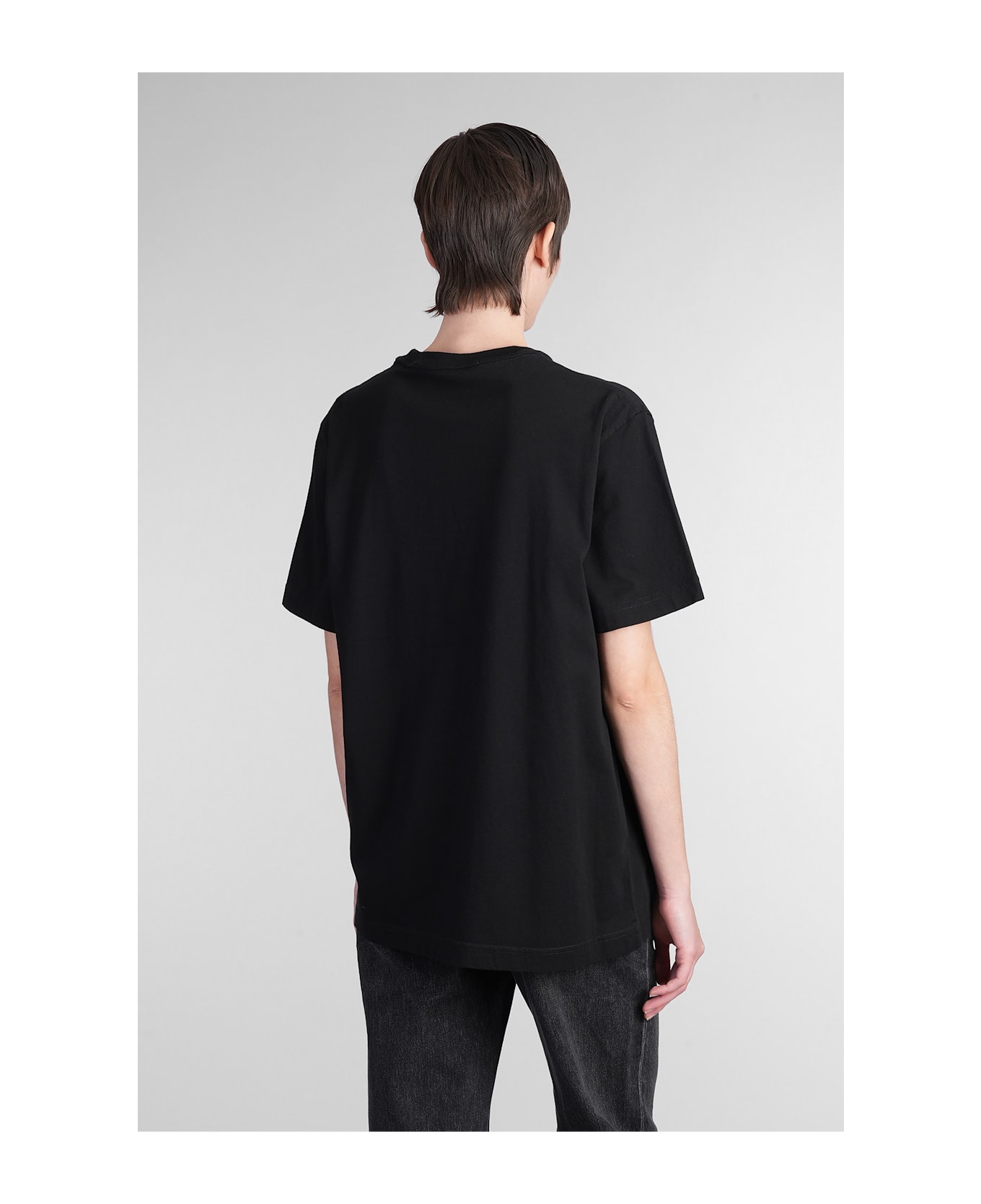 Alexander Wang T-shirt In Black Cotton - black