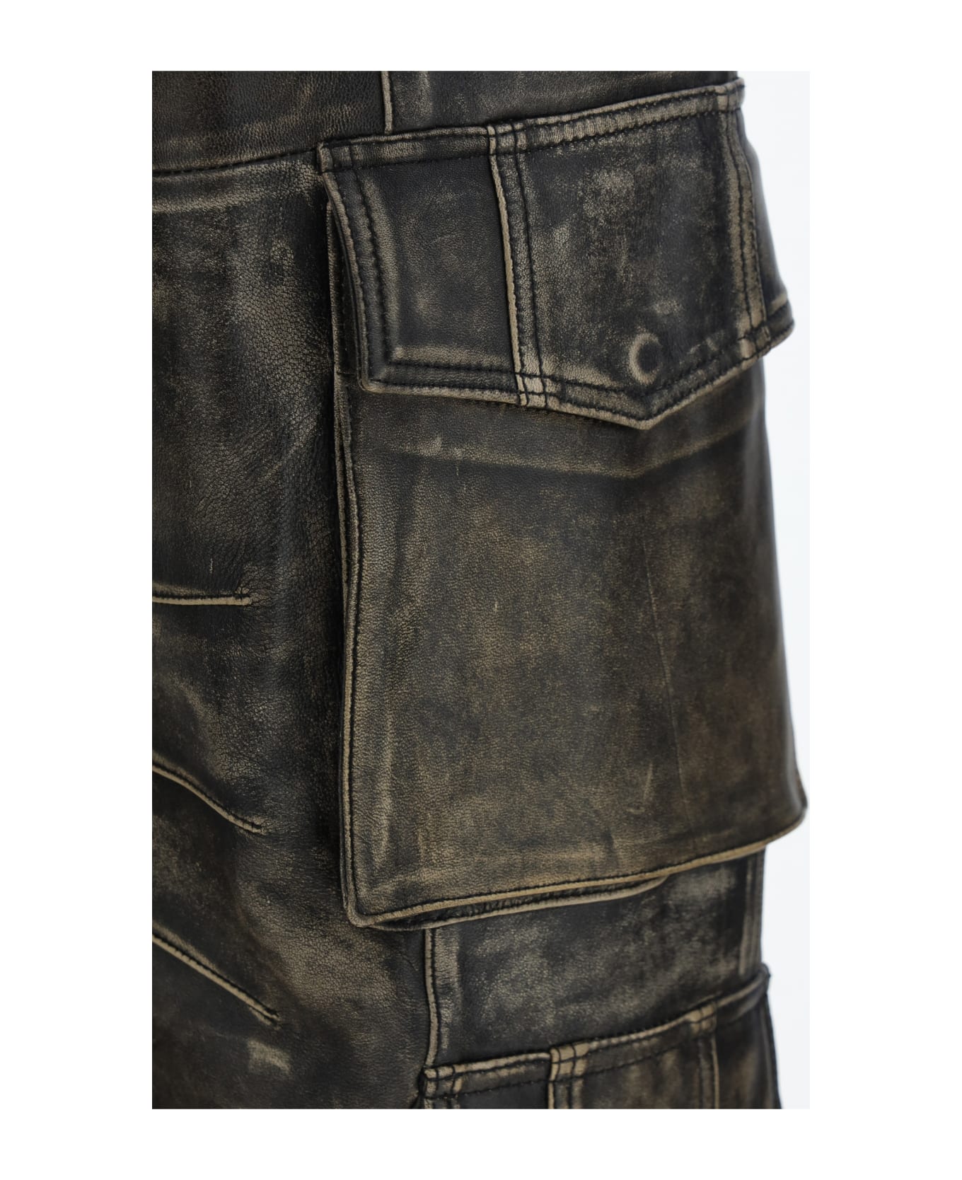Golden Goose Leather Pants - Vintage Brown