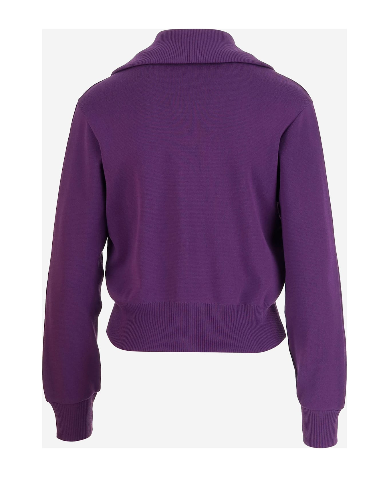 Autry Viscose Blend Sweatshirt - Purple