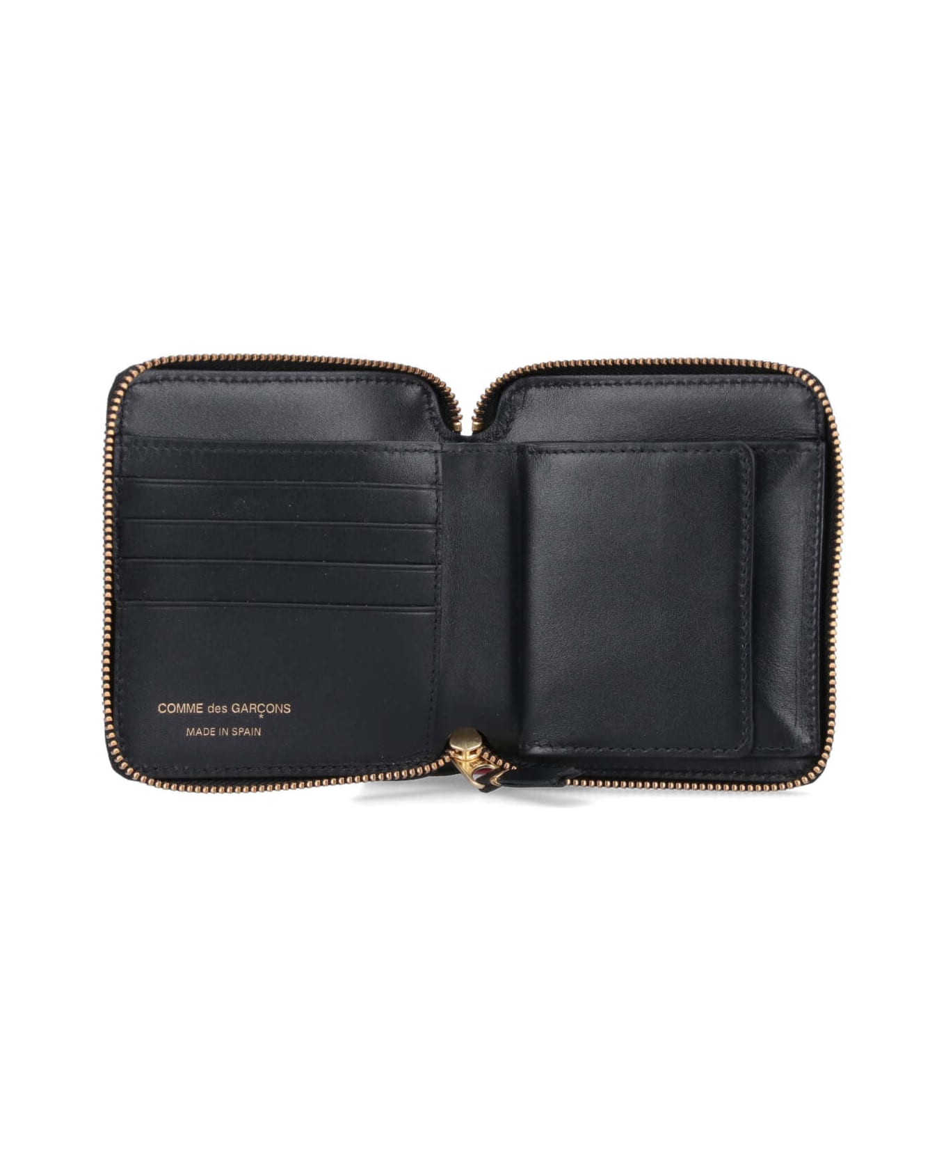 Comme des Garçons Zip-around Wallet - Black